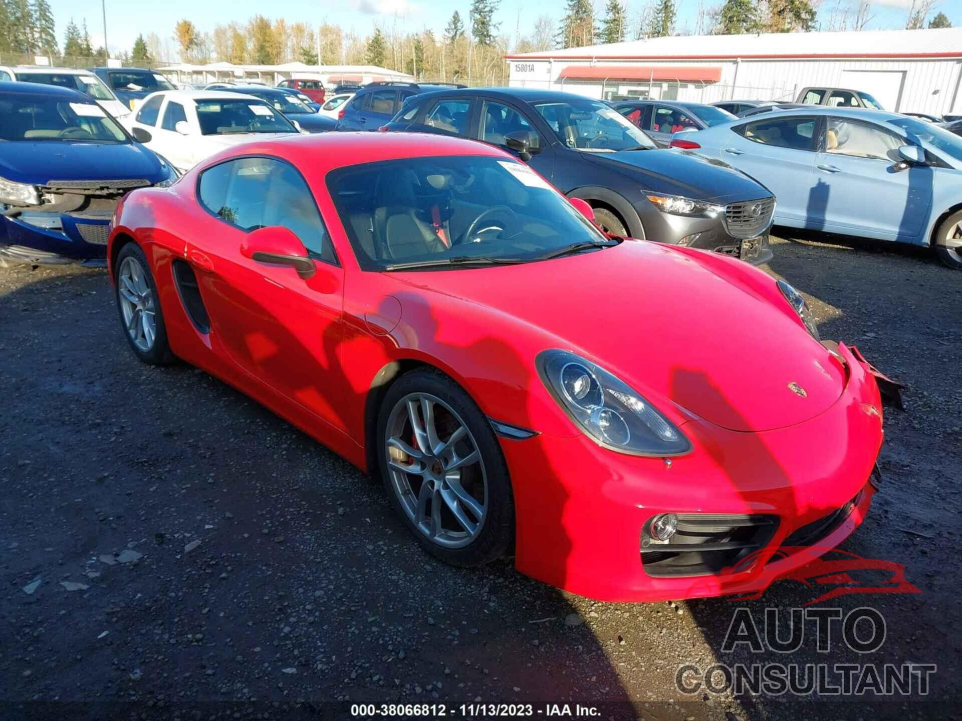 PORSCHE CAYMAN 2015 - WP0AB2A81FK180794