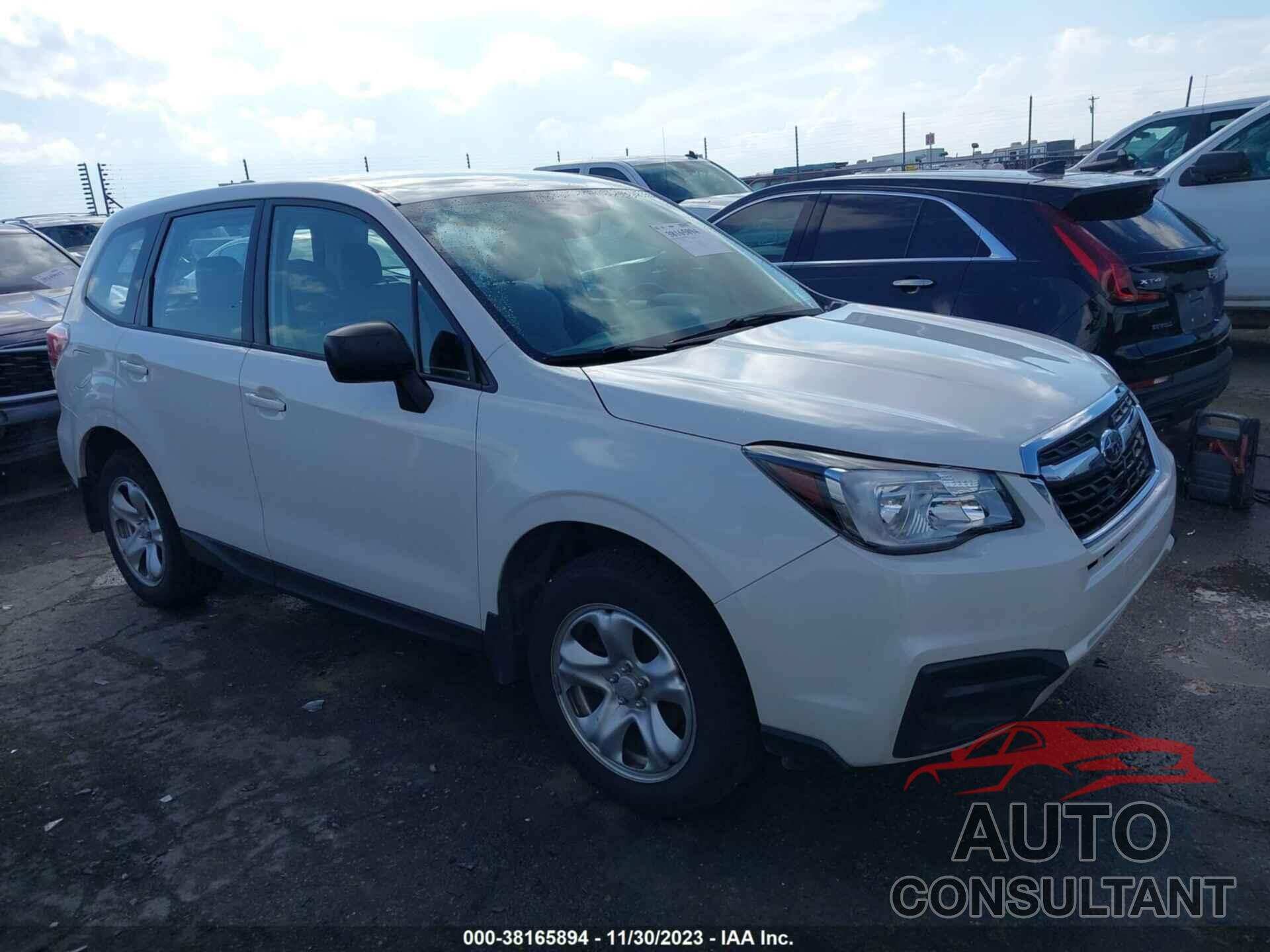 SUBARU FORESTER 2018 - JF2SJAAC9JG579911