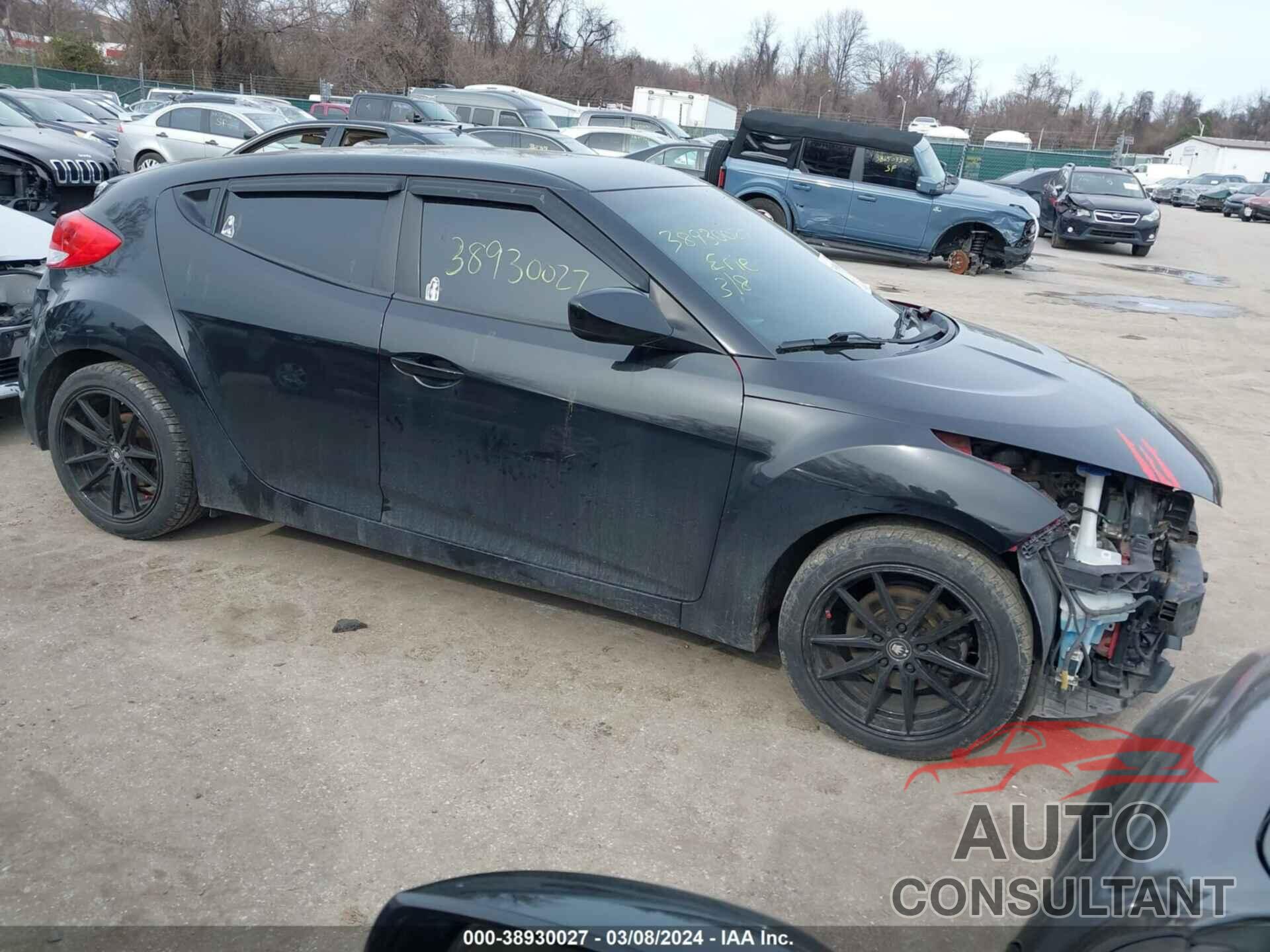 HYUNDAI VELOSTER 2016 - KMHTC6AD9GU274613