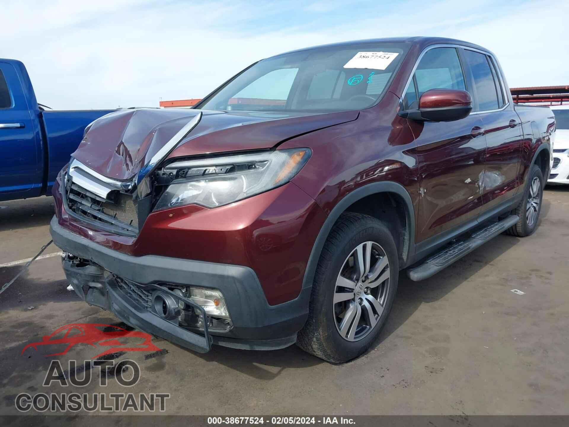 HONDA RIDGELINE 2017 - 5FPYK3F4XHB037599