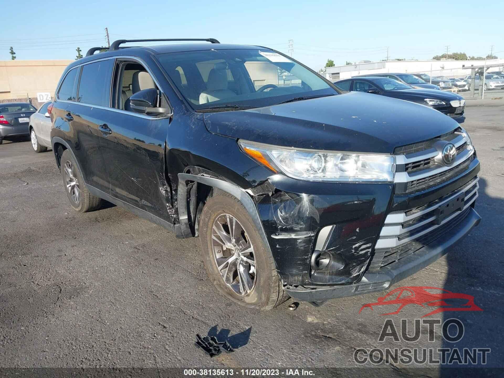 TOYOTA HIGHLANDER 2019 - 5TDZZRFH8KS331035