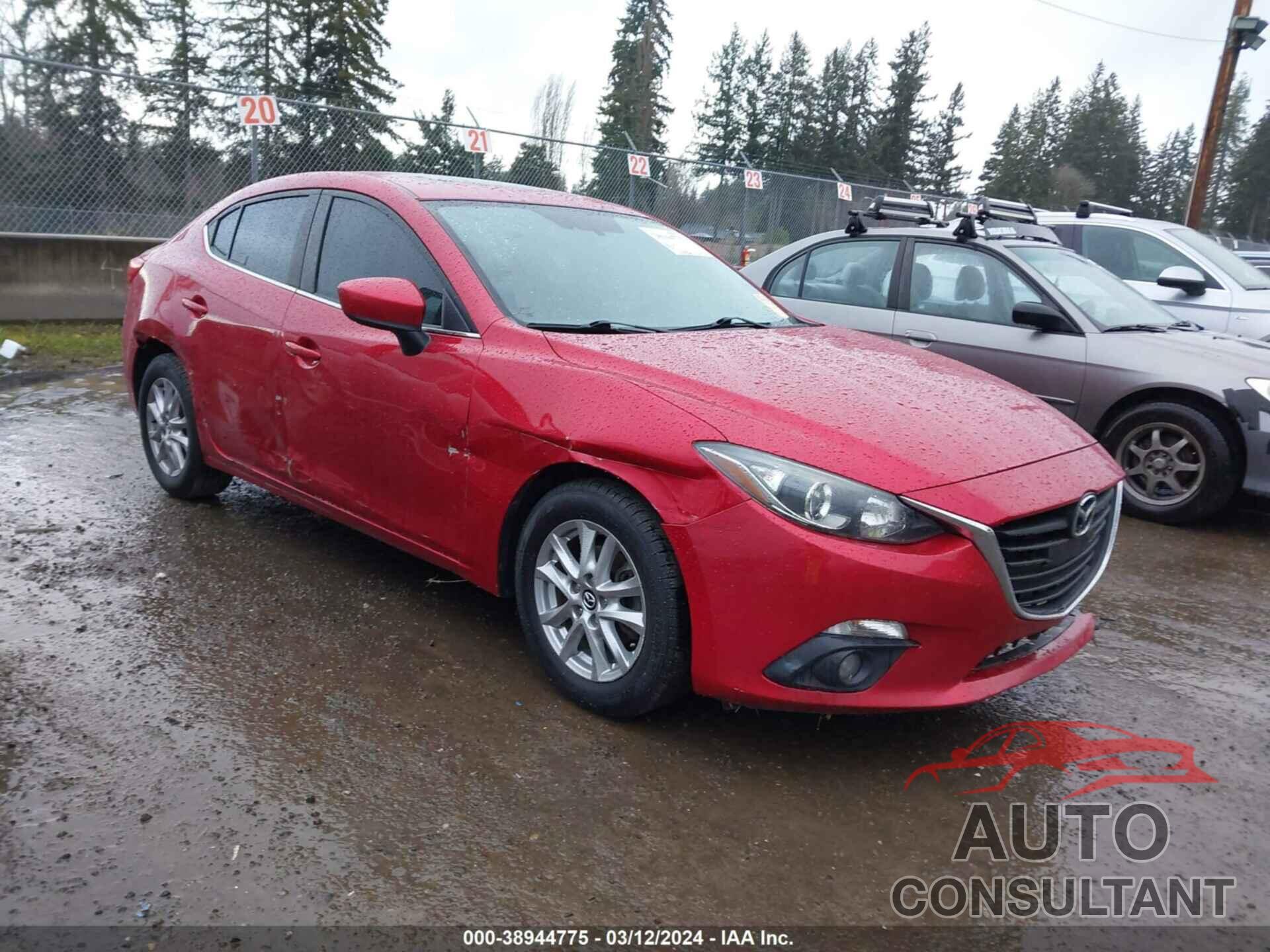 MAZDA MAZDA3 2016 - JM1BM1W78G1336233