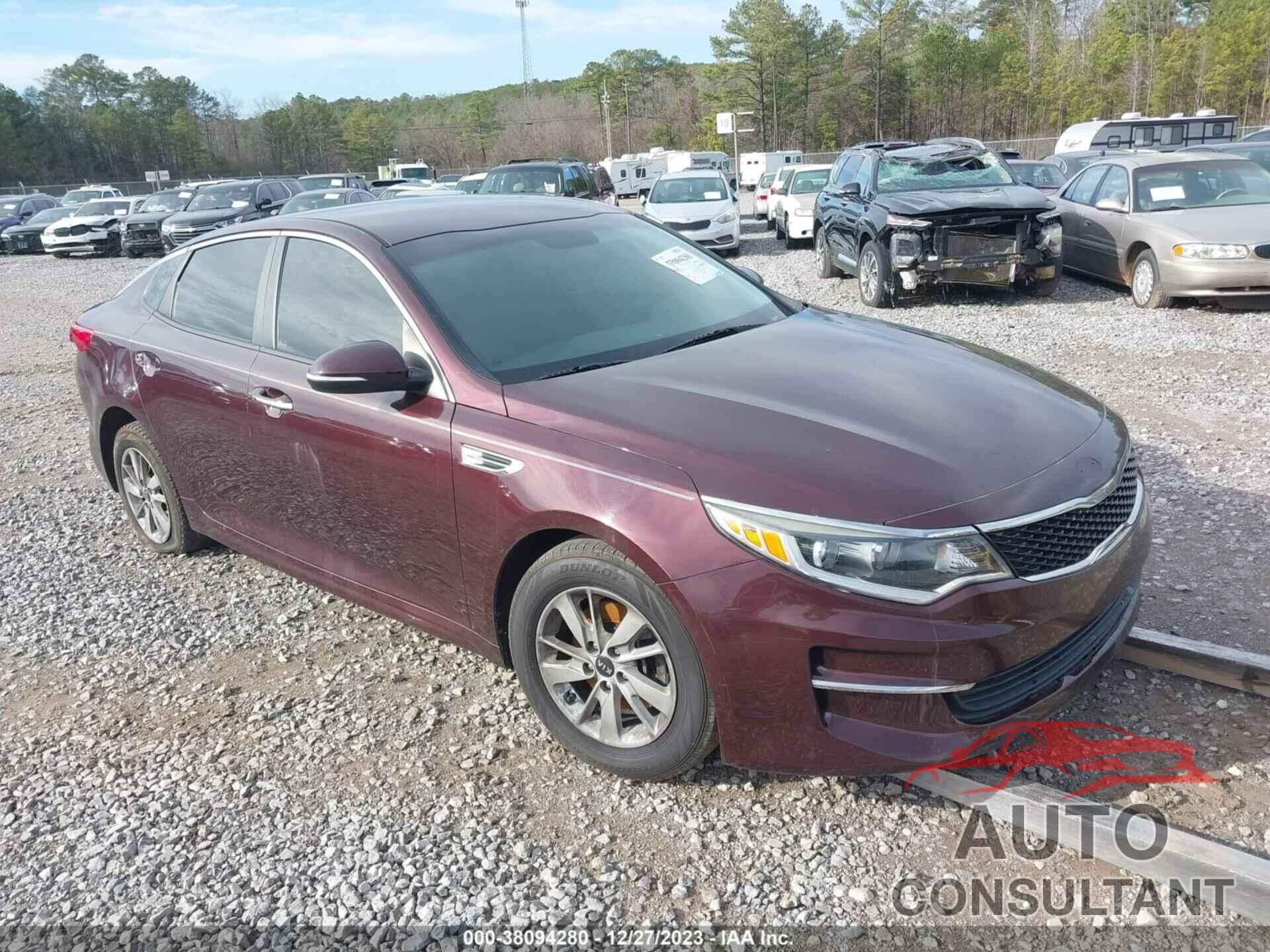 KIA OPTIMA 2016 - 5XXGT4L30GG028537