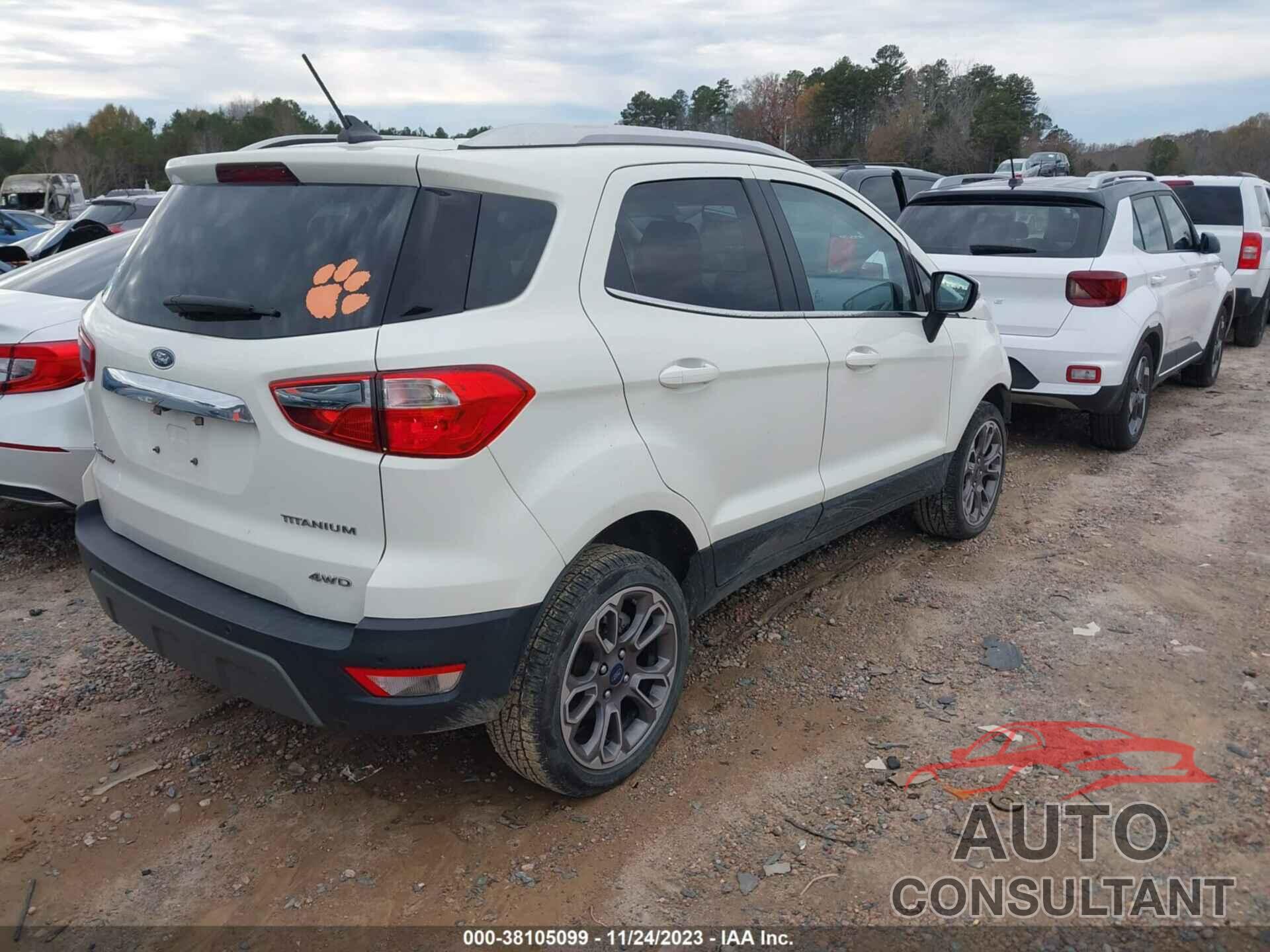 FORD ECOSPORT 2020 - MAJ6S3KLXLC343548