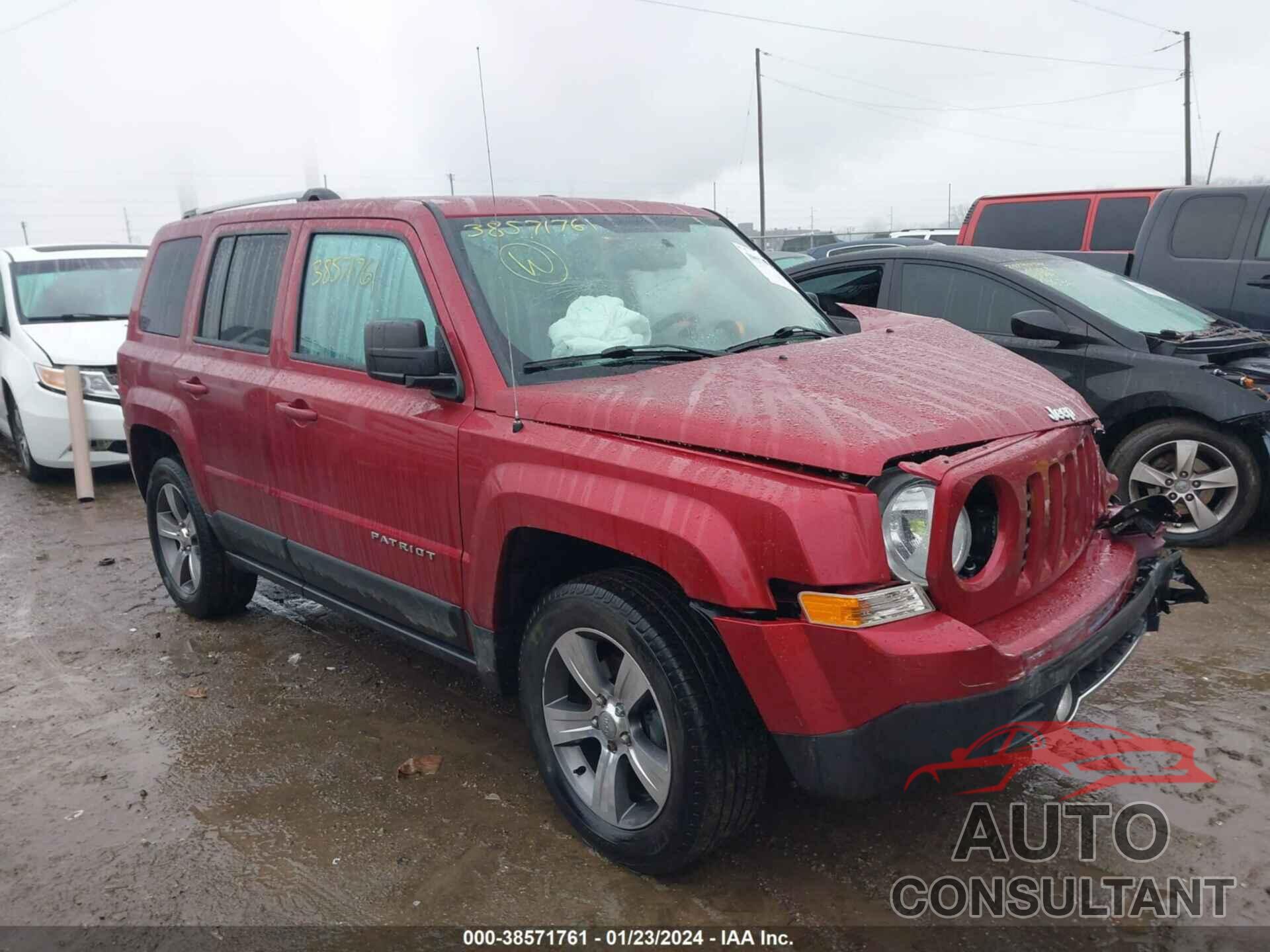 JEEP PATRIOT 2017 - 1C4NJRFB1HD113198