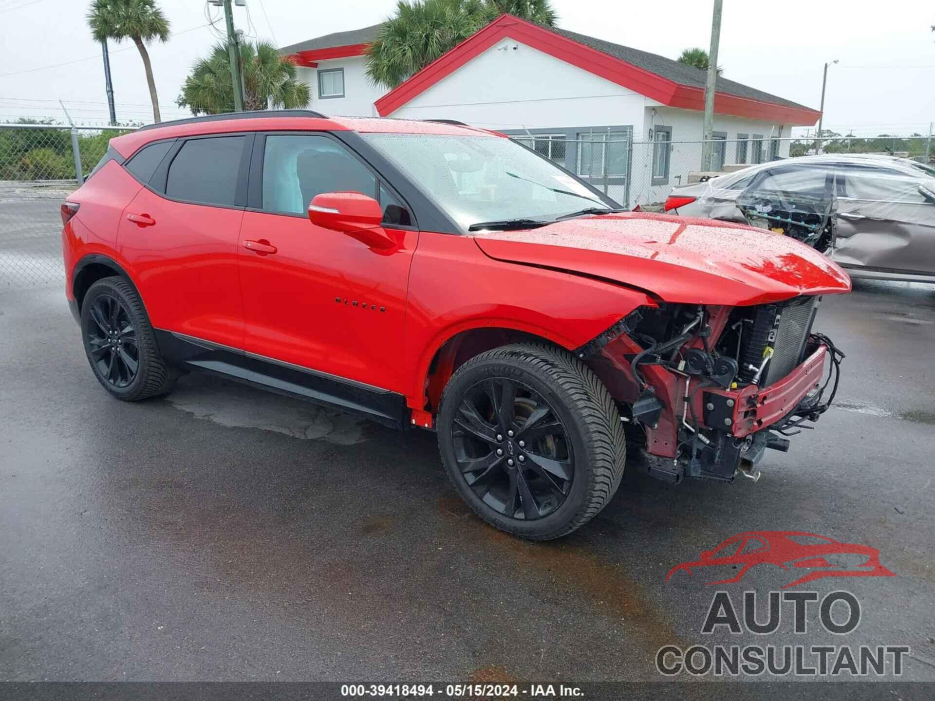 CHEVROLET BLAZER 2019 - 3GNKBERS1KS609508