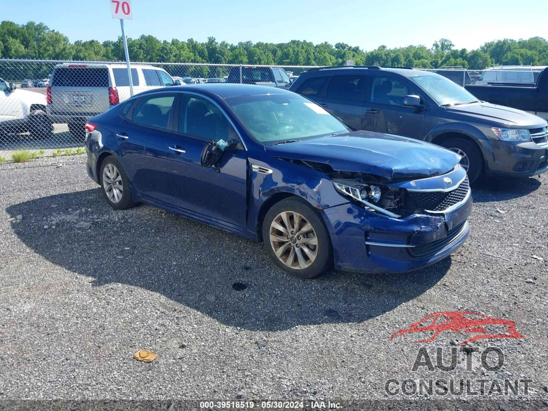 KIA OPTIMA 2018 - 5XXGT4L31JG272821