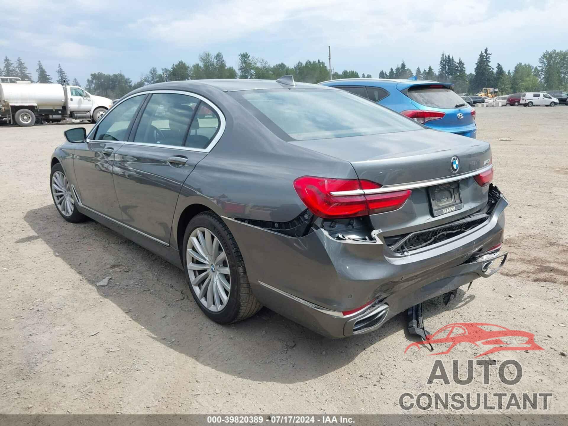 BMW 740I 2019 - WBA7E2C55KB454543