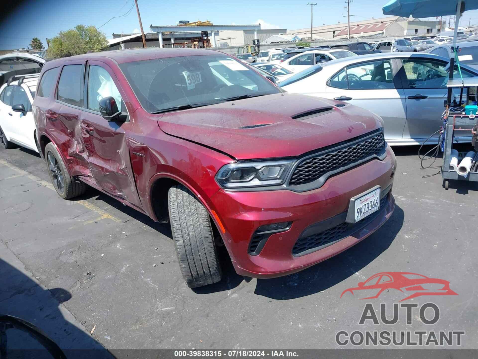 DODGE DURANGO 2021 - 1C4SDJCT5MC837307
