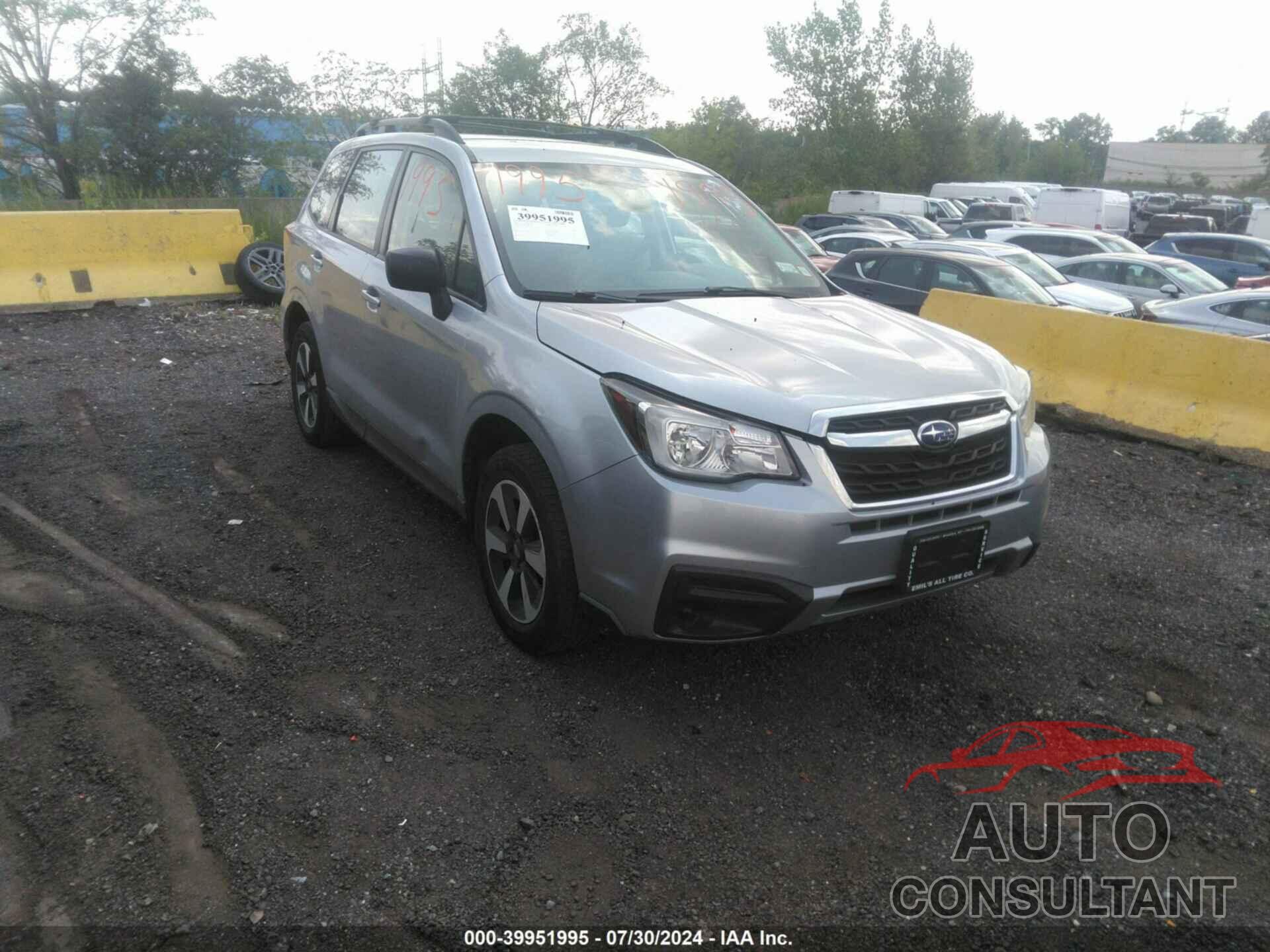 SUBARU FORESTER 2018 - JF2SJABC0JH452103