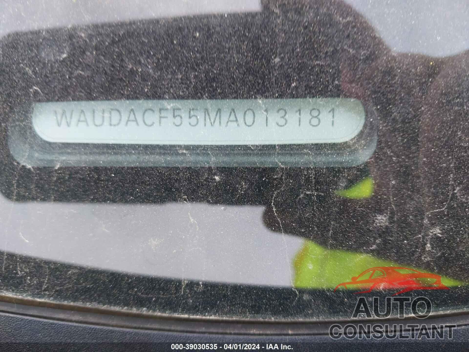 AUDI A5 SPORTBACK 2021 - WAUDACF55MA013181