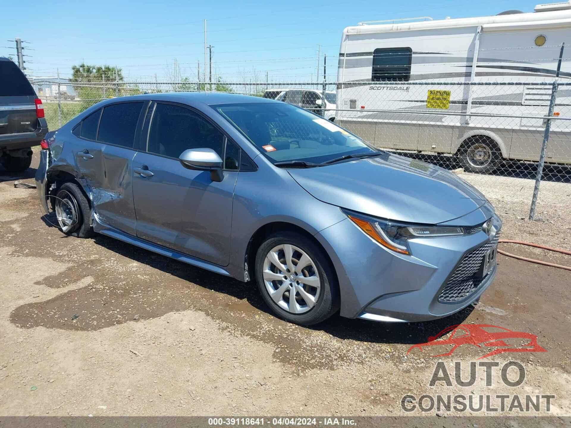 TOYOTA COROLLA 2021 - JTDEPMAE7MJ142879