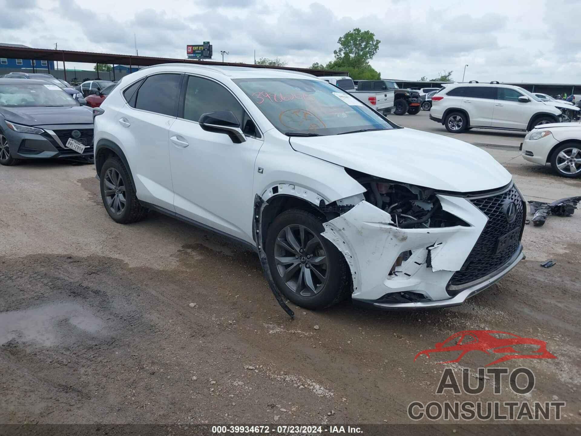 LEXUS NX 300 2020 - JTJSARBZ1L5020512