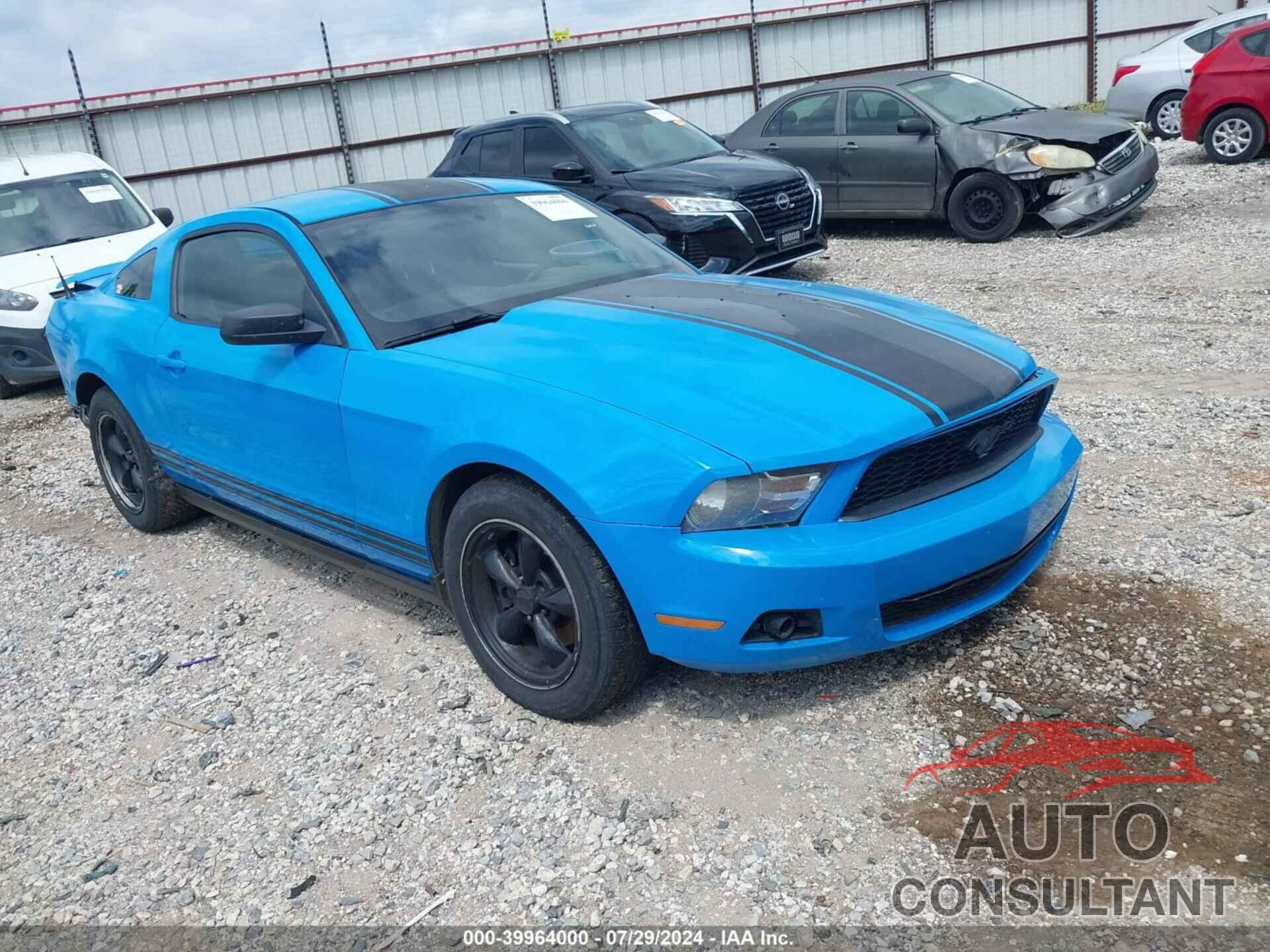 FORD MUSTANG 2012 - 1ZVBP8AM0C5274422