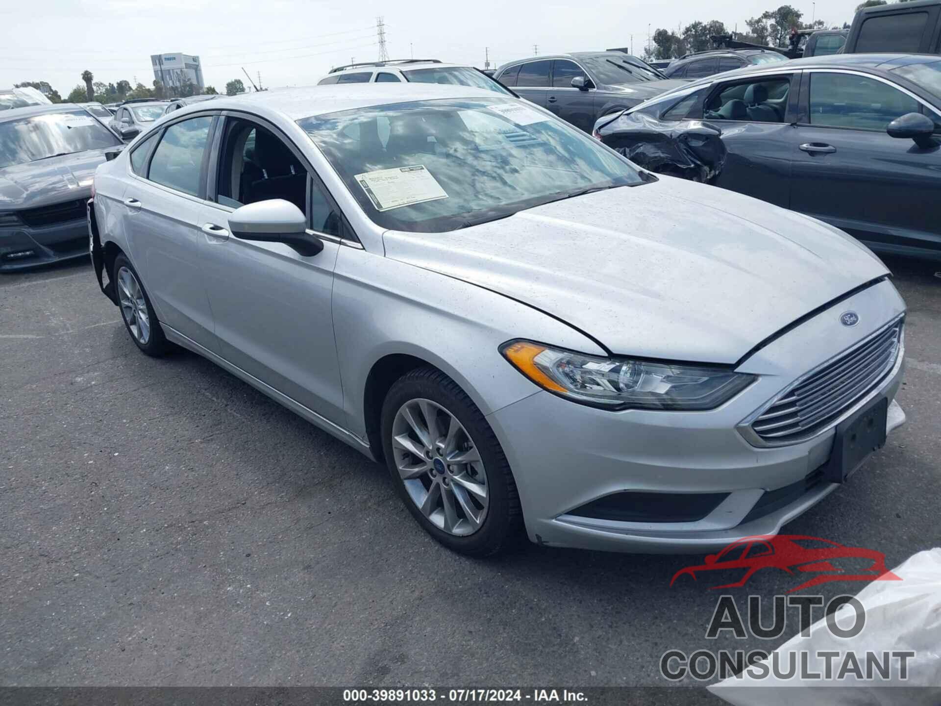 FORD FUSION 2017 - 3FA6P0HDXHR312941