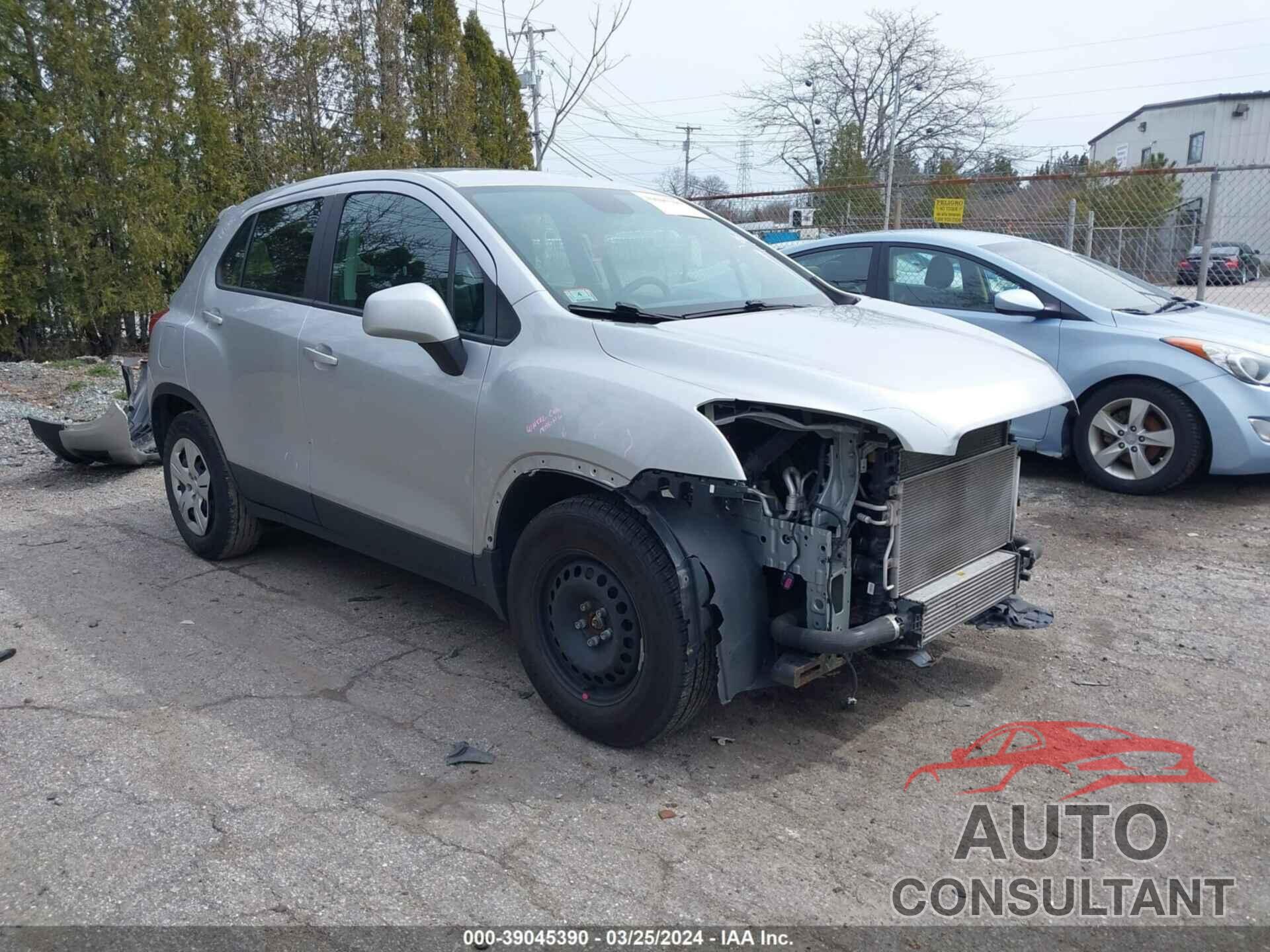 CHEVROLET TRAX 2016 - KL7CJKSBXGB590952