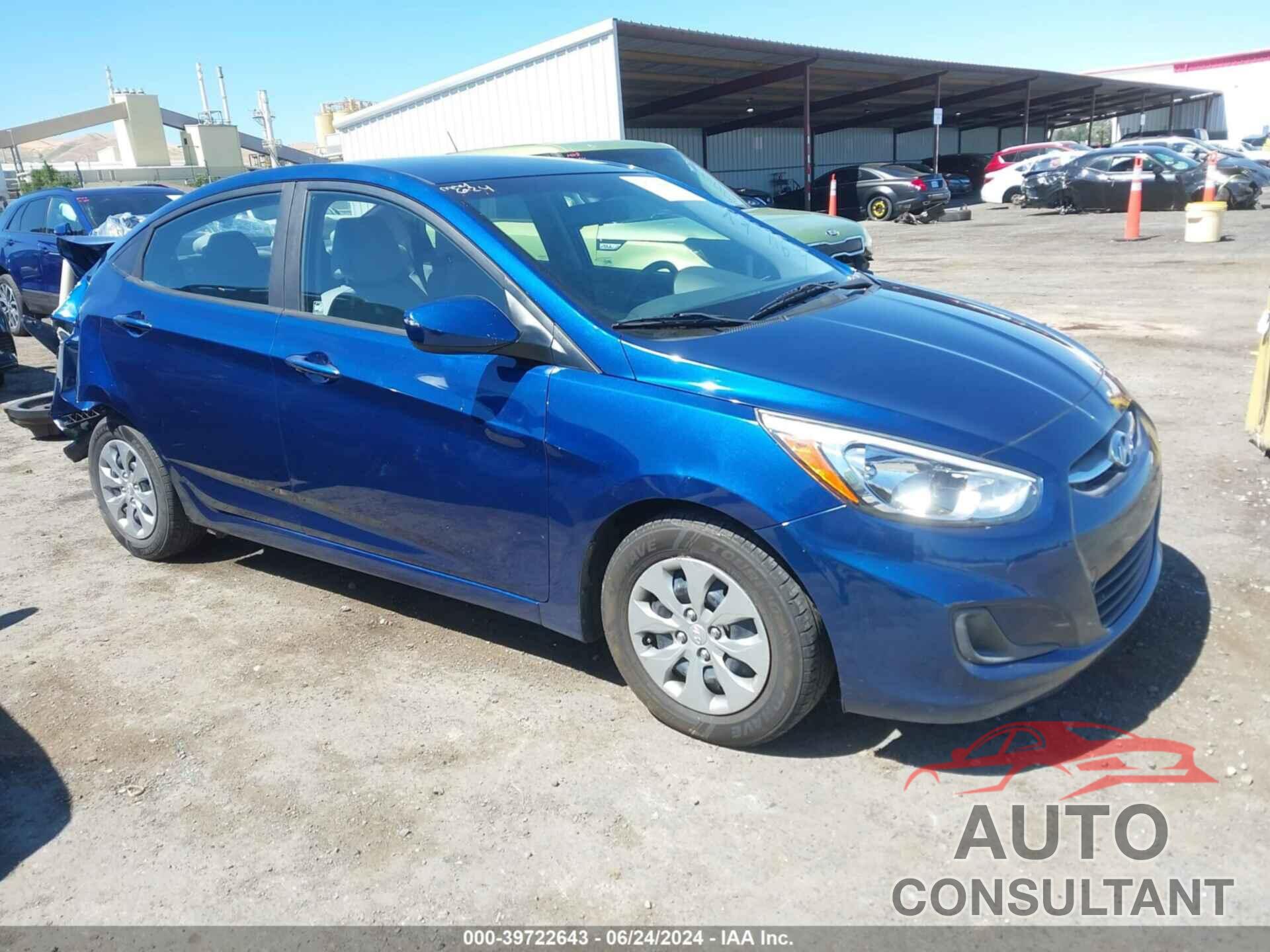 HYUNDAI ACCENT 2017 - KMHCT4AE1HU174066