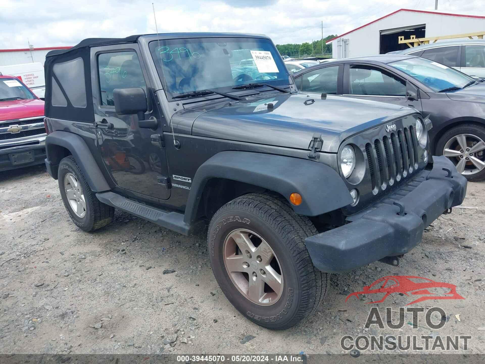 JEEP WRANGLER 2016 - 1C4AJWAG5GL314011