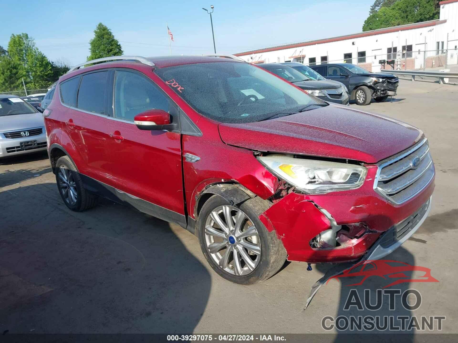 FORD ESCAPE 2017 - 1FMCU0JD9HUB35979