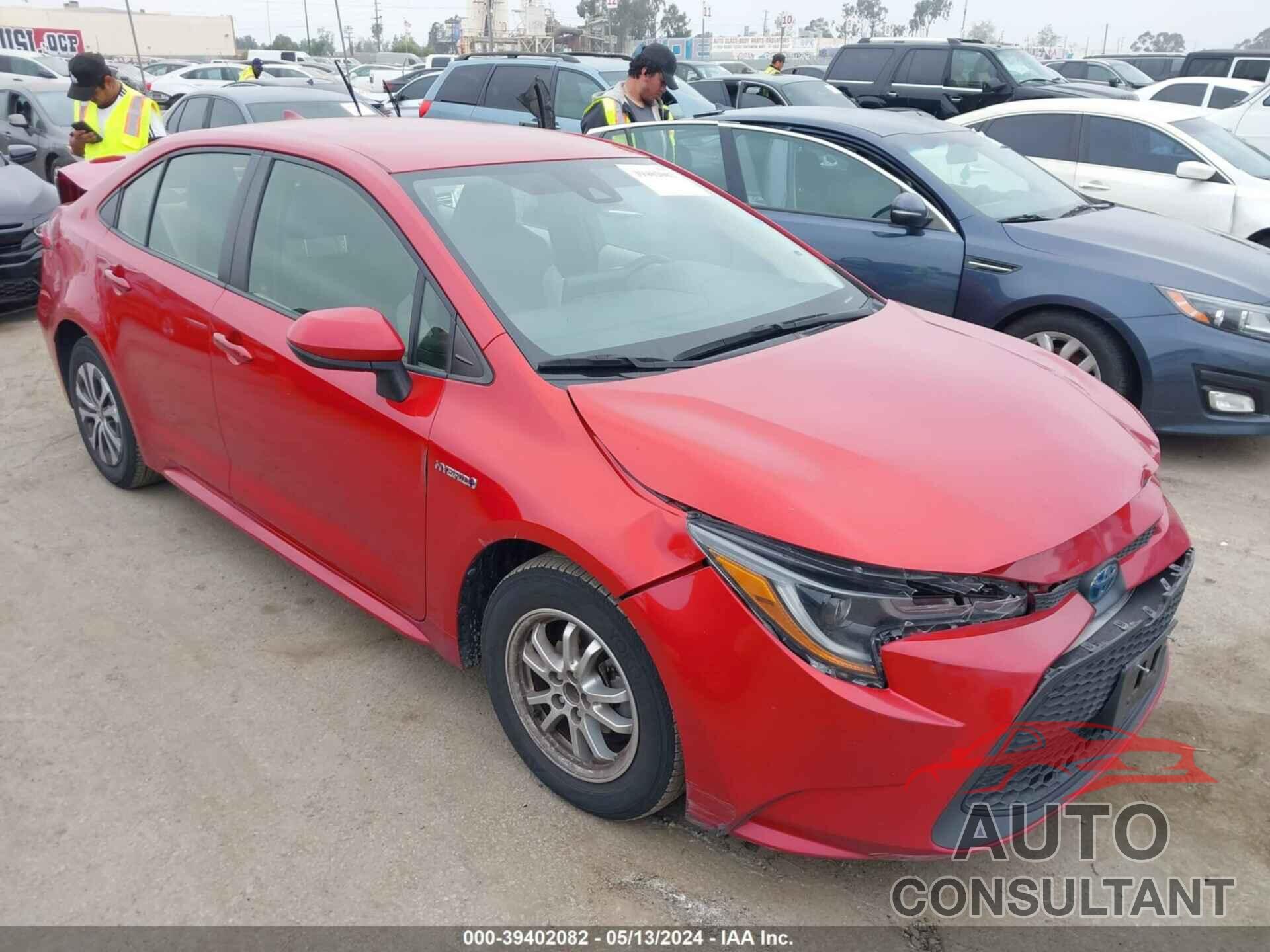 TOYOTA COROLLA 2020 - JTDEBRBE7LJ009046