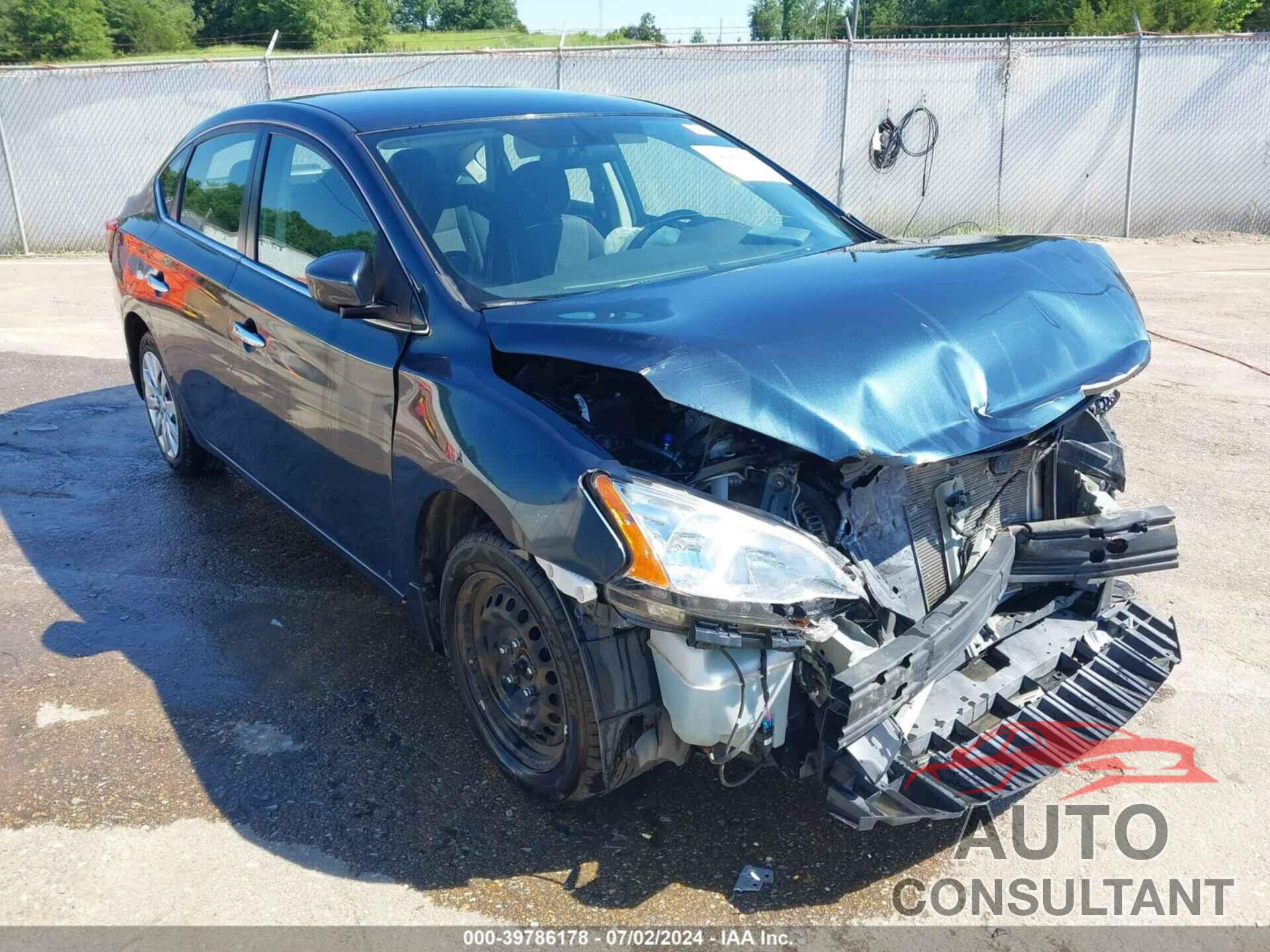 NISSAN SENTRA 2015 - 3N1AB7AP2FL686849