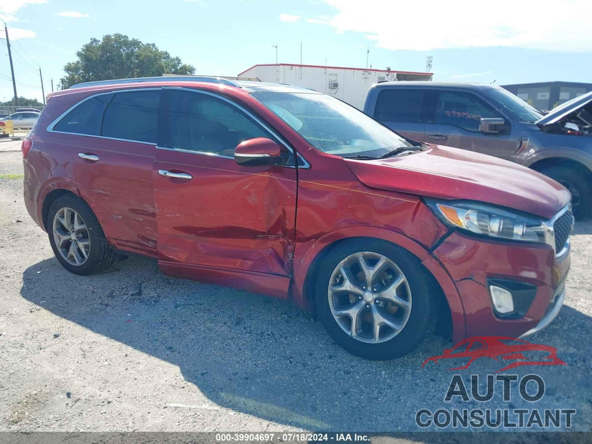 KIA SORENTO 2016 - 5XYPK4A53GG184607