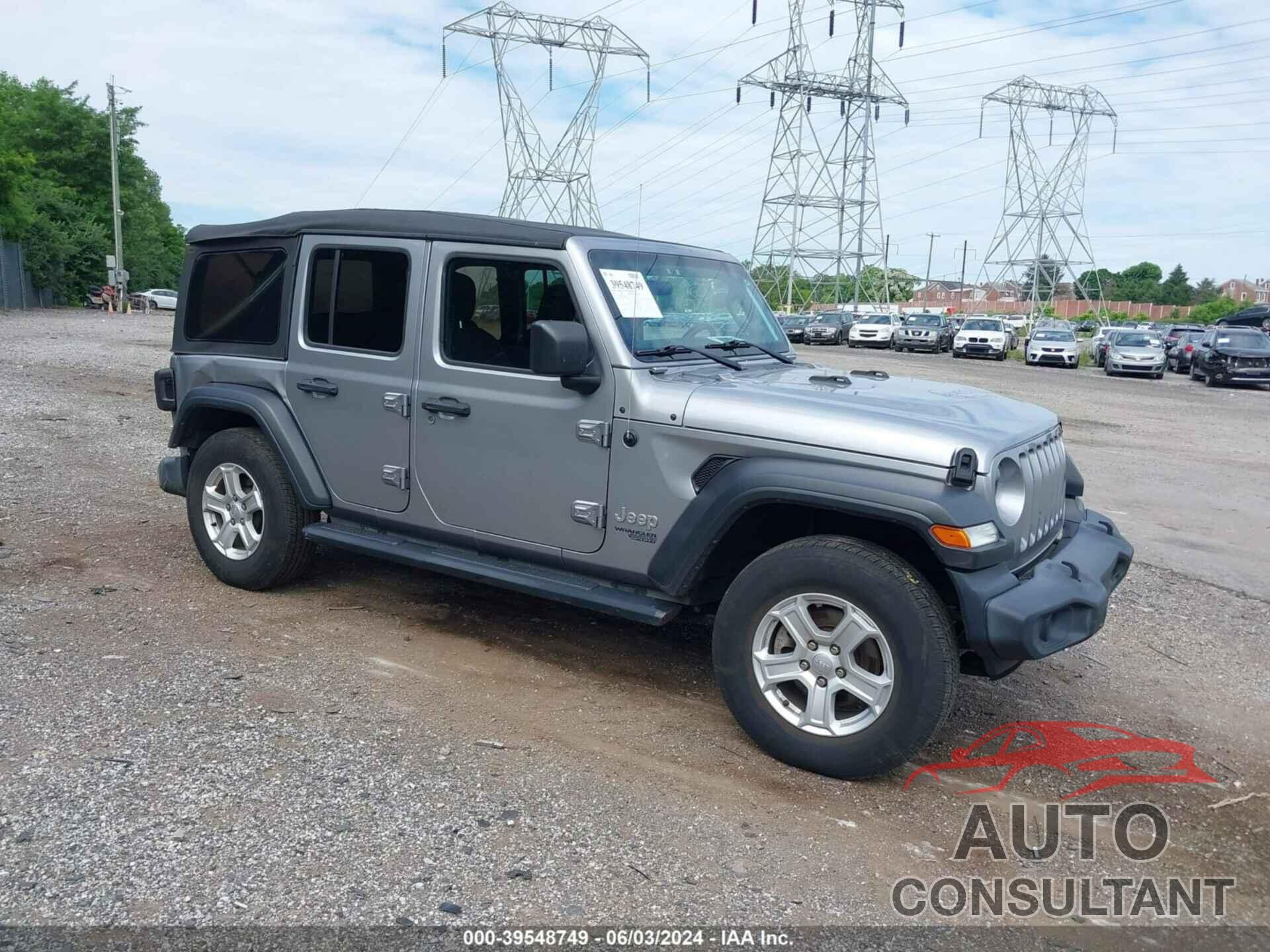 JEEP WRANGLER UNLIMITED 2019 - 1C4HJXDG0KW662094