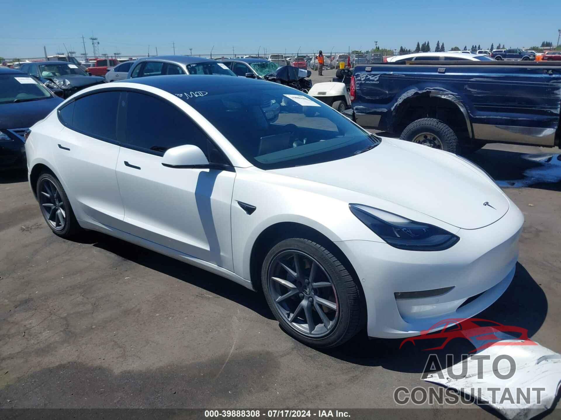 TESLA MODEL 3 2022 - 5YJ3E1EB7NF193349