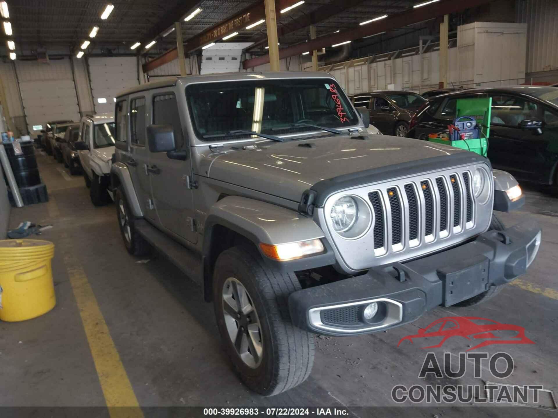 JEEP WRANGLER UNLIMITED 2018 - 1C4HJXEGXJW106100