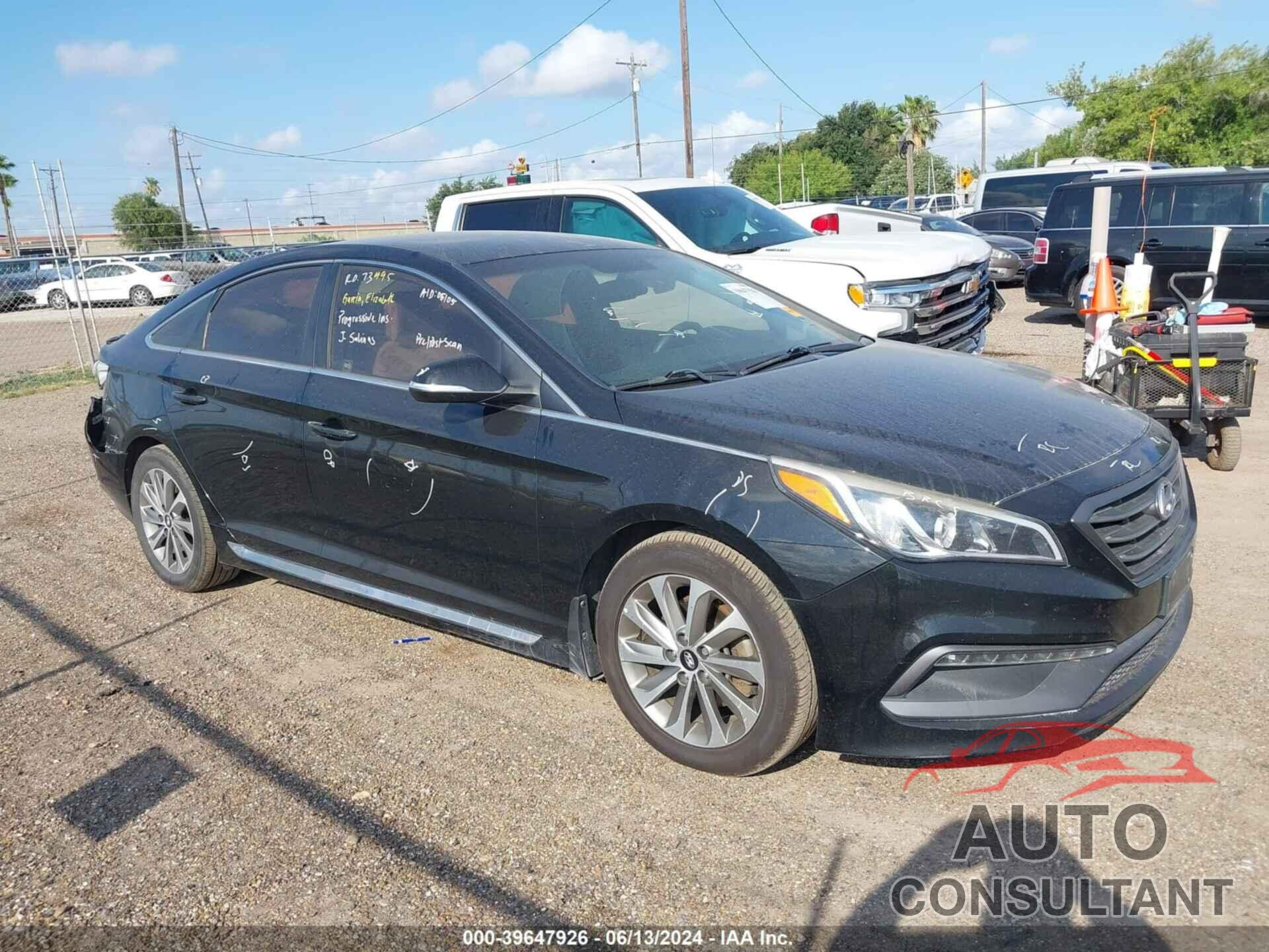 HYUNDAI SONATA 2017 - 5NPE34AF6HH482026