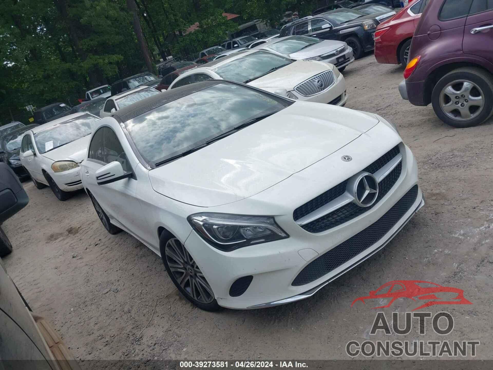 MERCEDES-BENZ CLA 250 2018 - WDDSJ4EB8JN681221