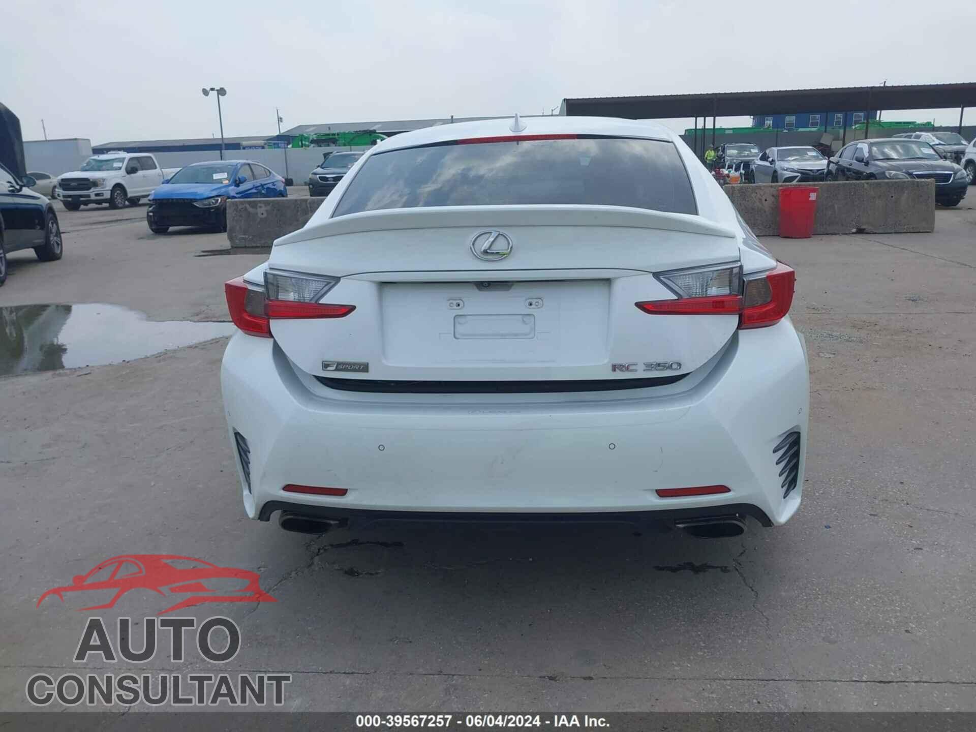 LEXUS RC 350 2016 - JTHHE5BC0G5013772