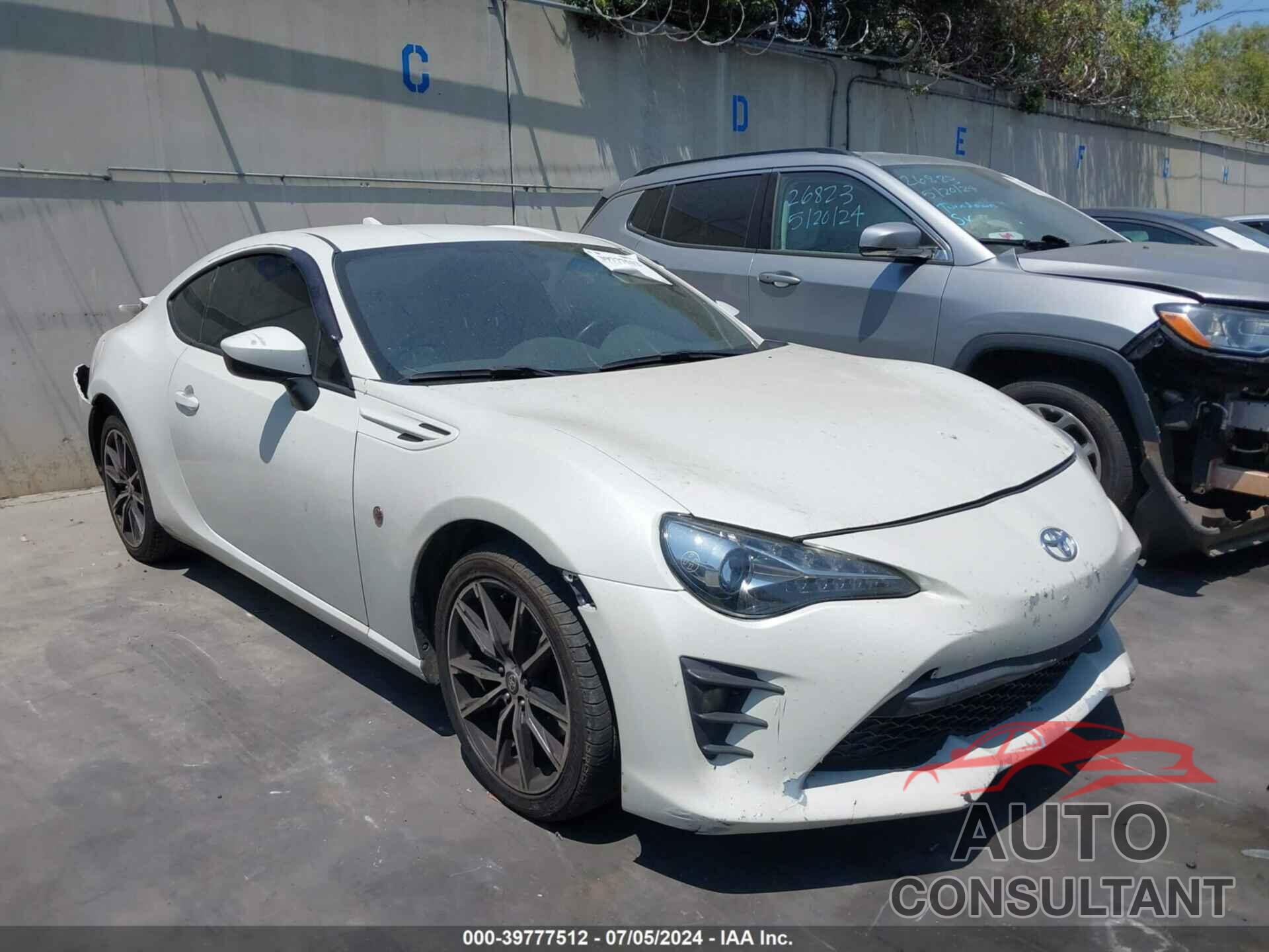 TOYOTA 86 2017 - JF1ZNAA15H9702804