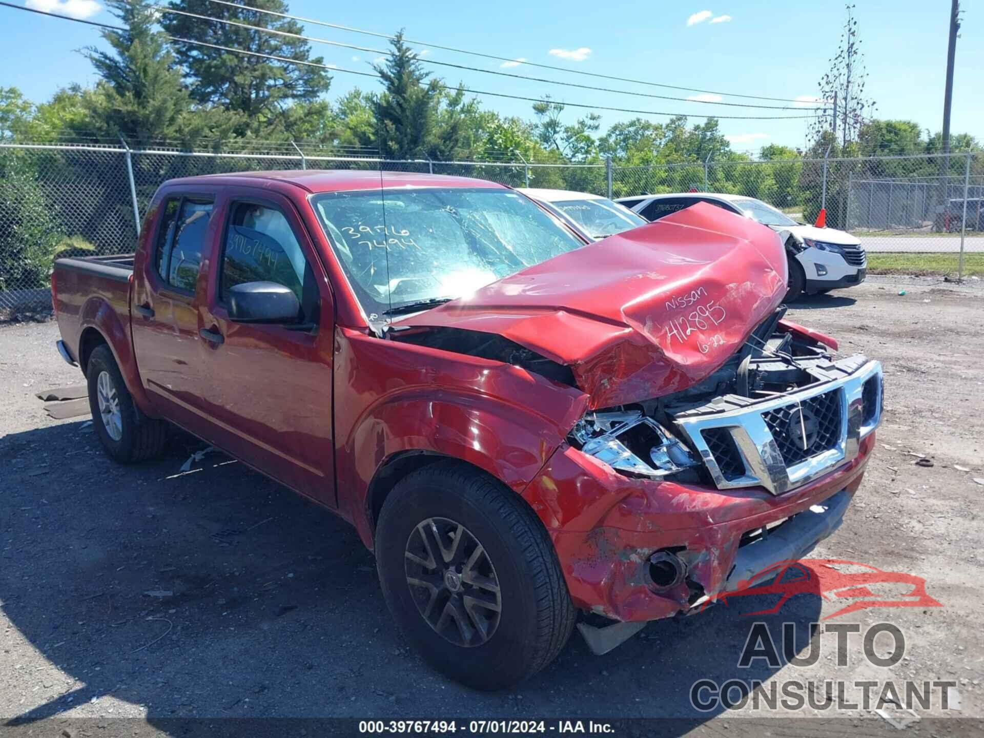 NISSAN FRONTIER 2019 - 1N6AD0ER3KN700632