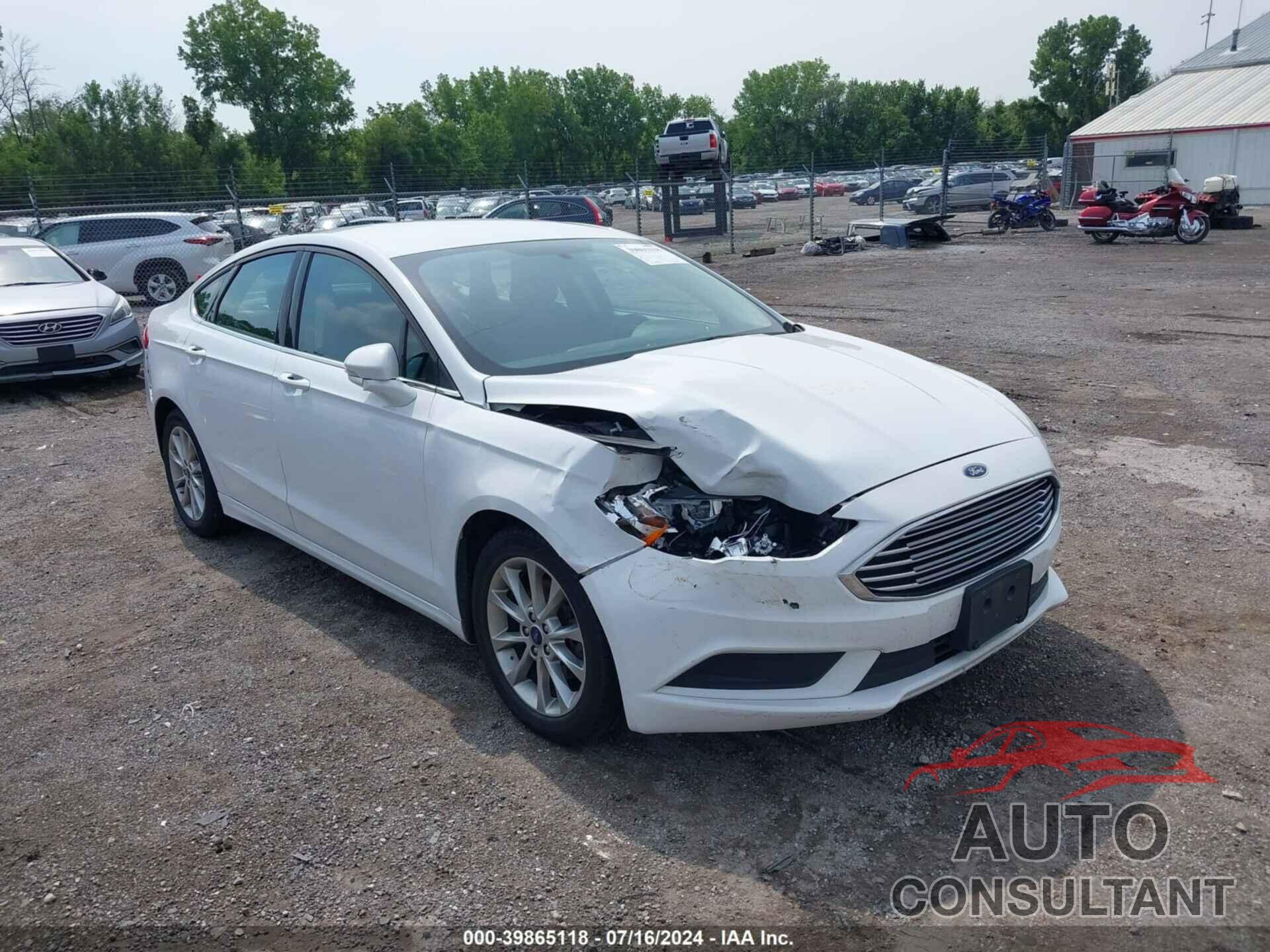 FORD FUSION 2017 - 3FA6P0H74HR173819