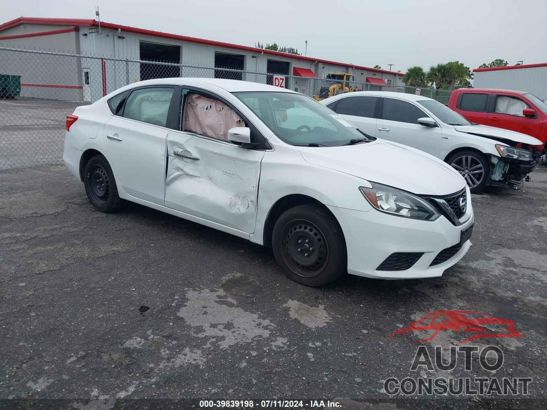 NISSAN SENTRA 2019 - 3N1AB7AP3KY282830