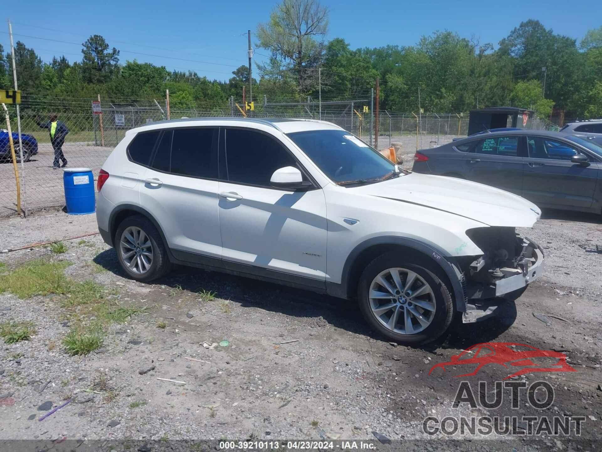 BMW X3 2016 - 5UXWX9C58G0D72036