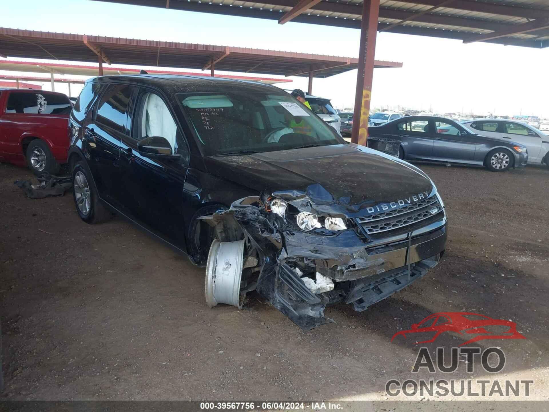 LAND ROVER DISCOVERY SPORT 2019 - SALCP2FX5KH789221