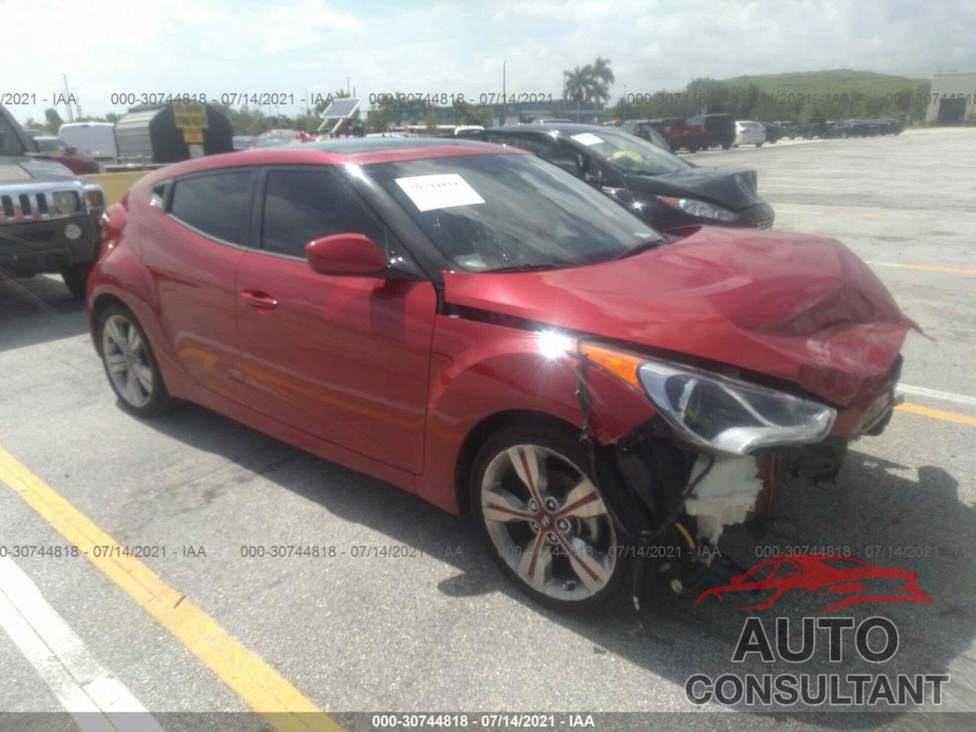 HYUNDAI VELOSTER 2017 - KMHTC6AD5HU320147