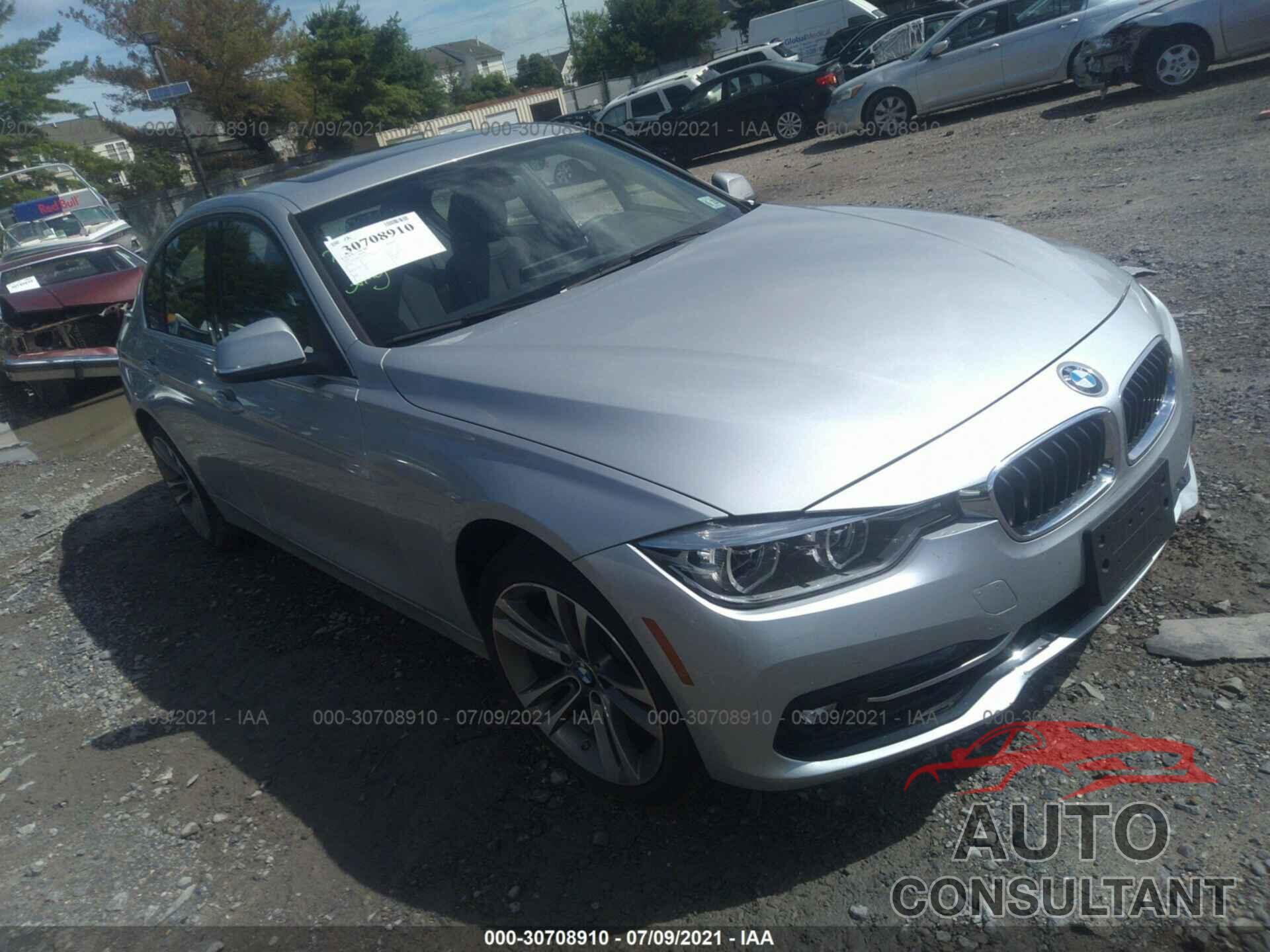BMW 3 SERIES 2018 - WBA8D9G55JNU71592