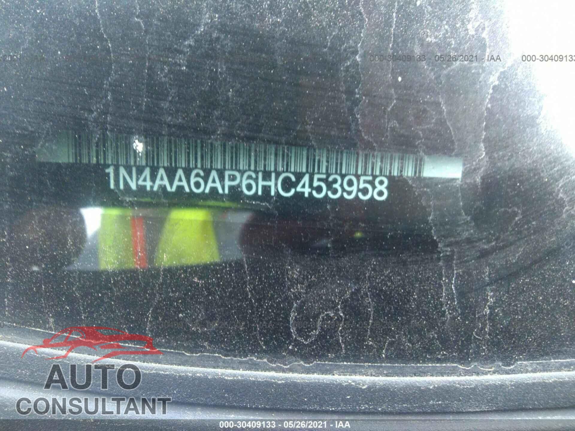 NISSAN MAXIMA 2017 - 1N4AA6AP6HC453958