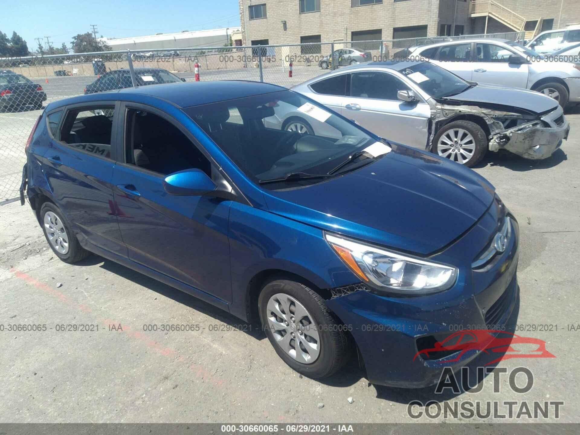 HYUNDAI ACCENT 2016 - KMHCT5AE3GU274979