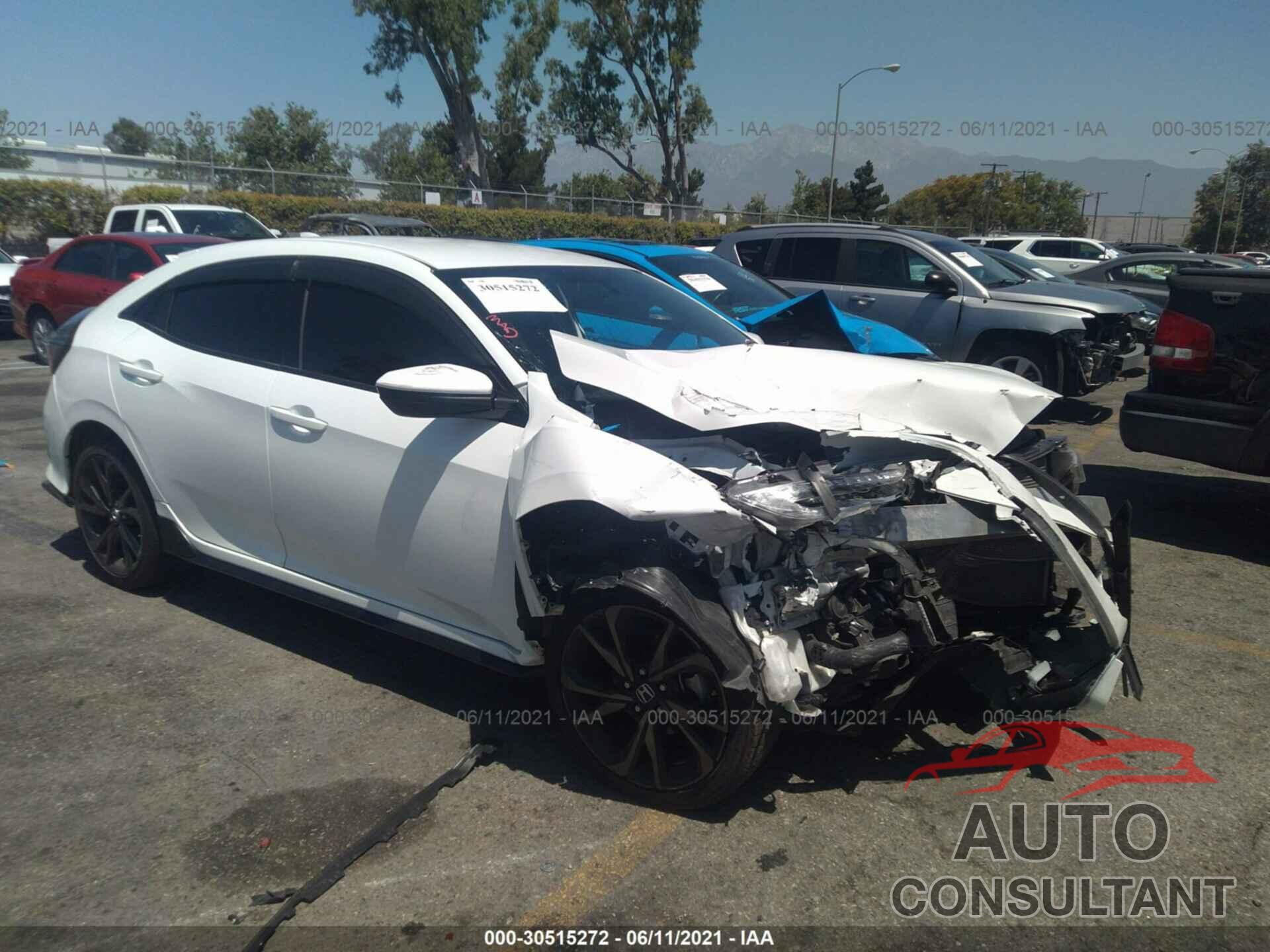 HONDA CIVIC HATCHBACK 2017 - SHHFK7G40HU233989