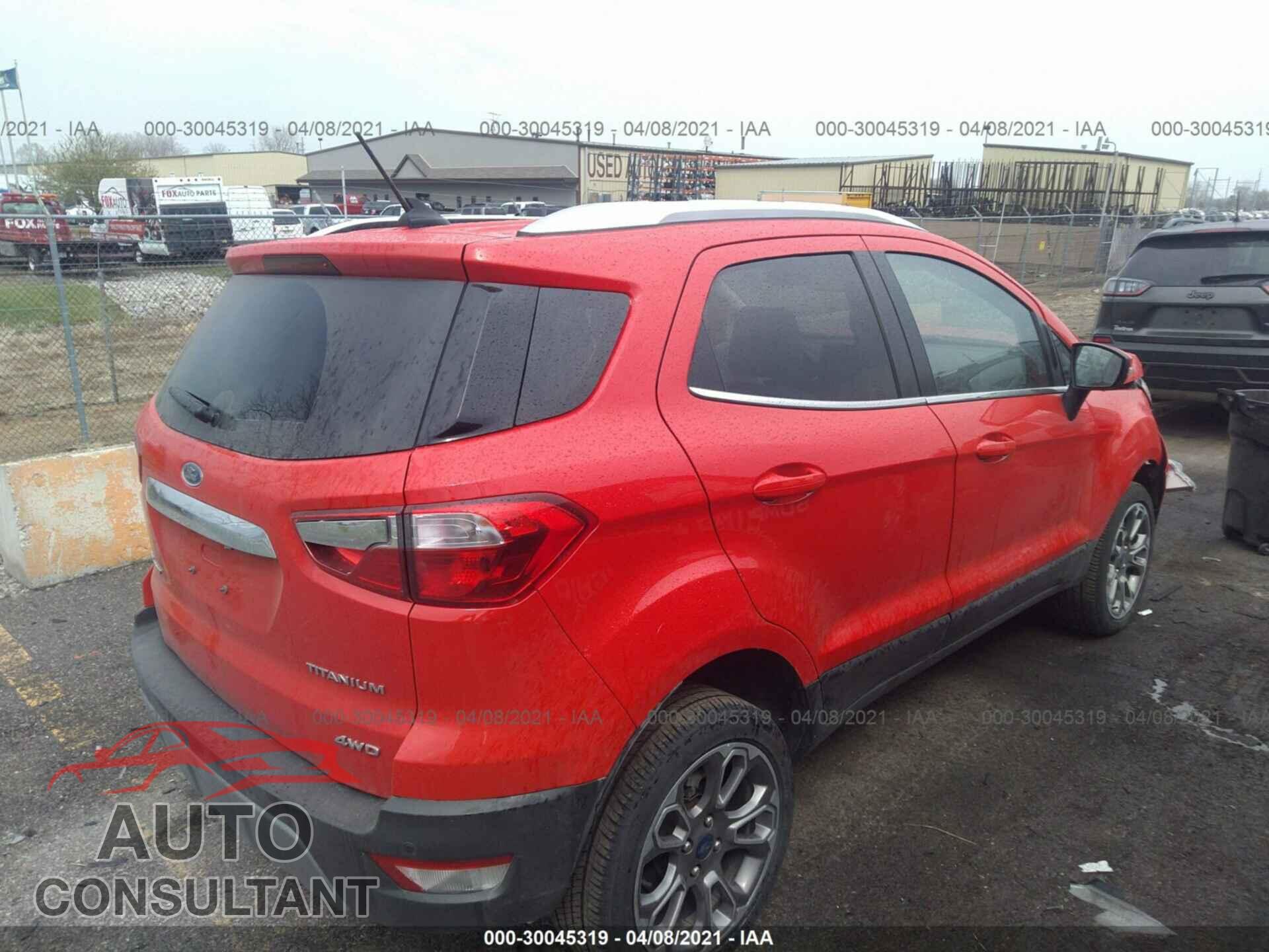 FORD ECOSPORT 2019 - MAJ6S3KL6KC296534
