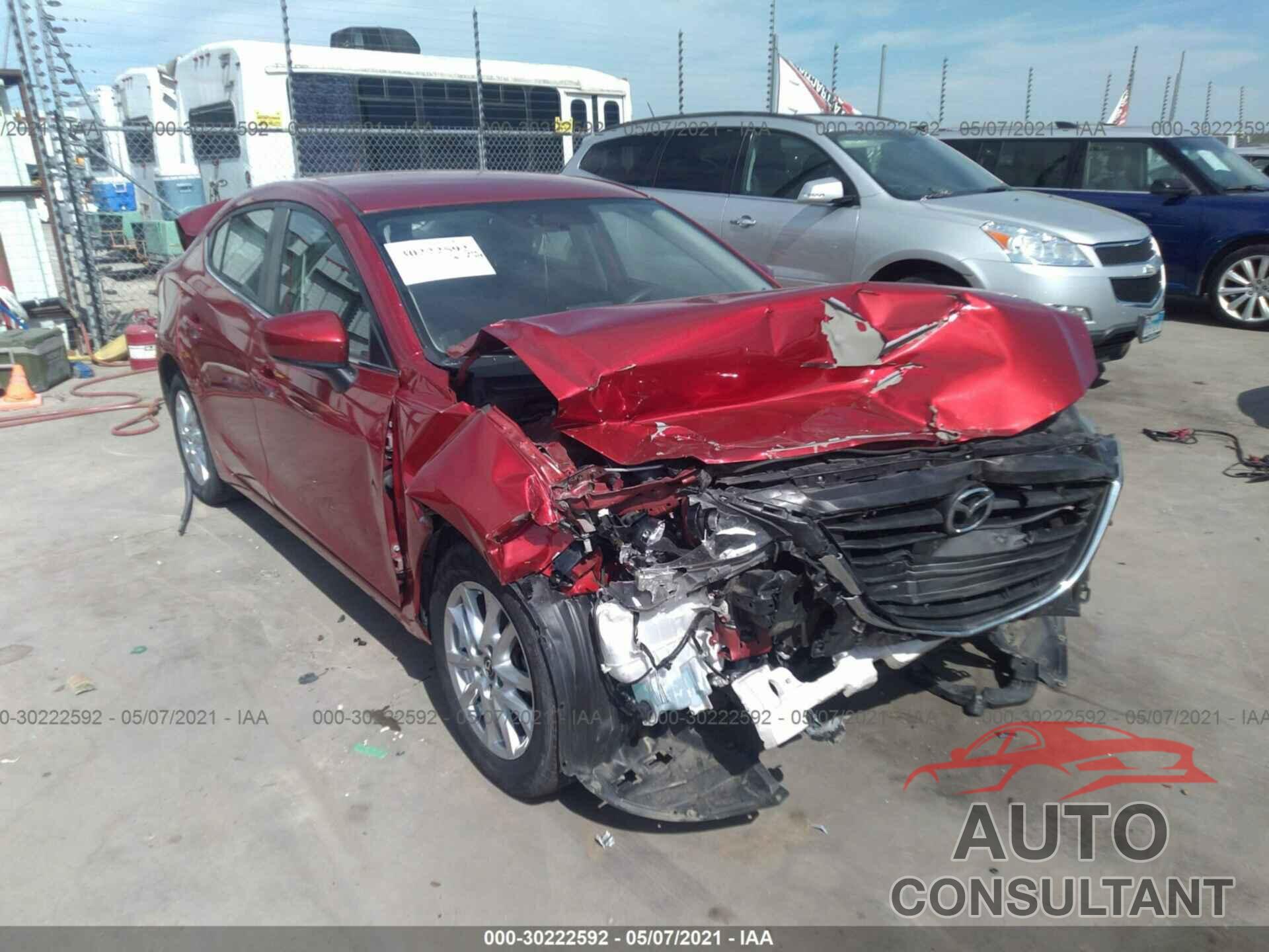 MAZDA MAZDA3 2016 - JM1BM1U75G1355373