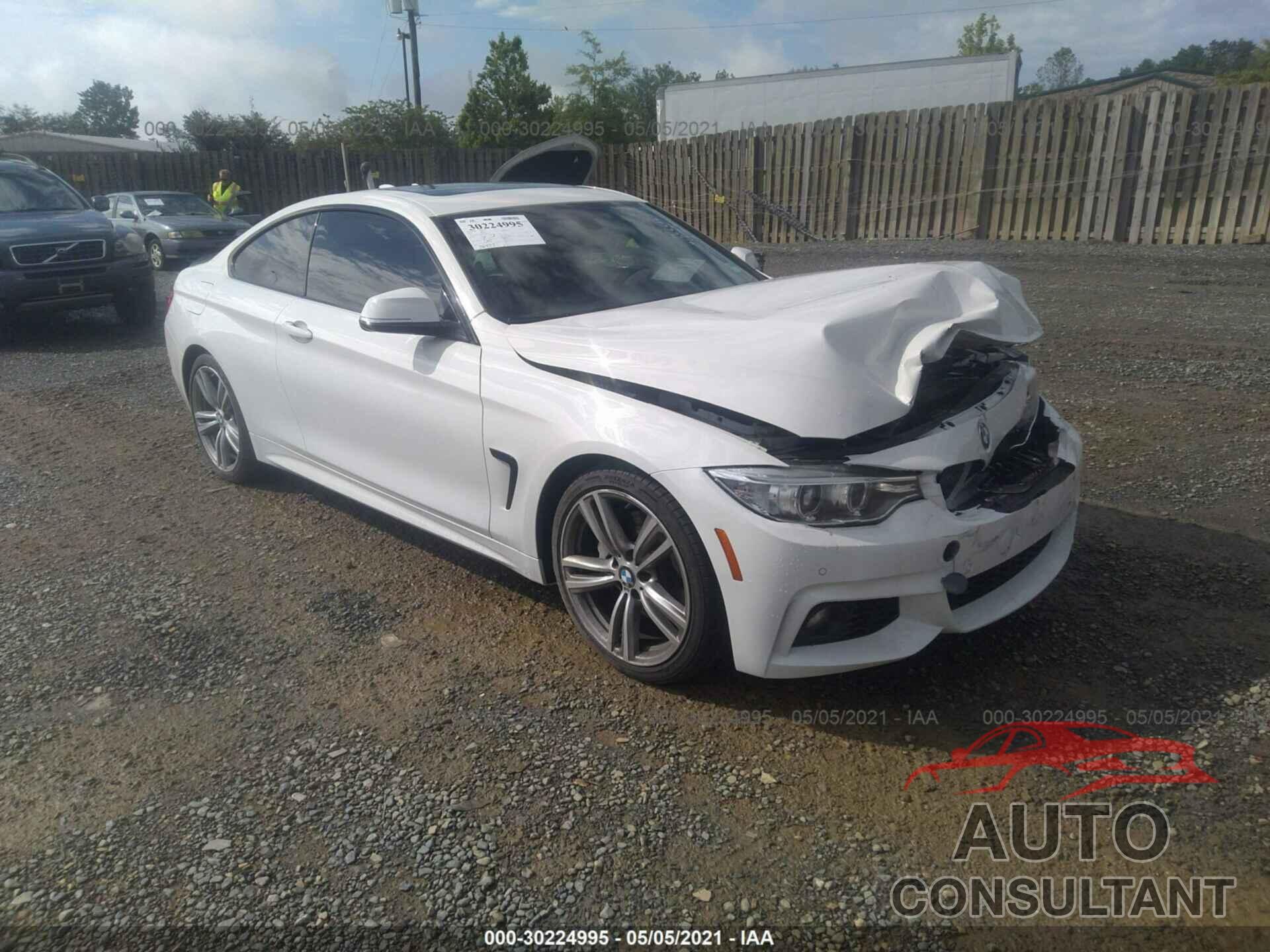 BMW 4 SERIES 2017 - WBA4P1C58HK522642