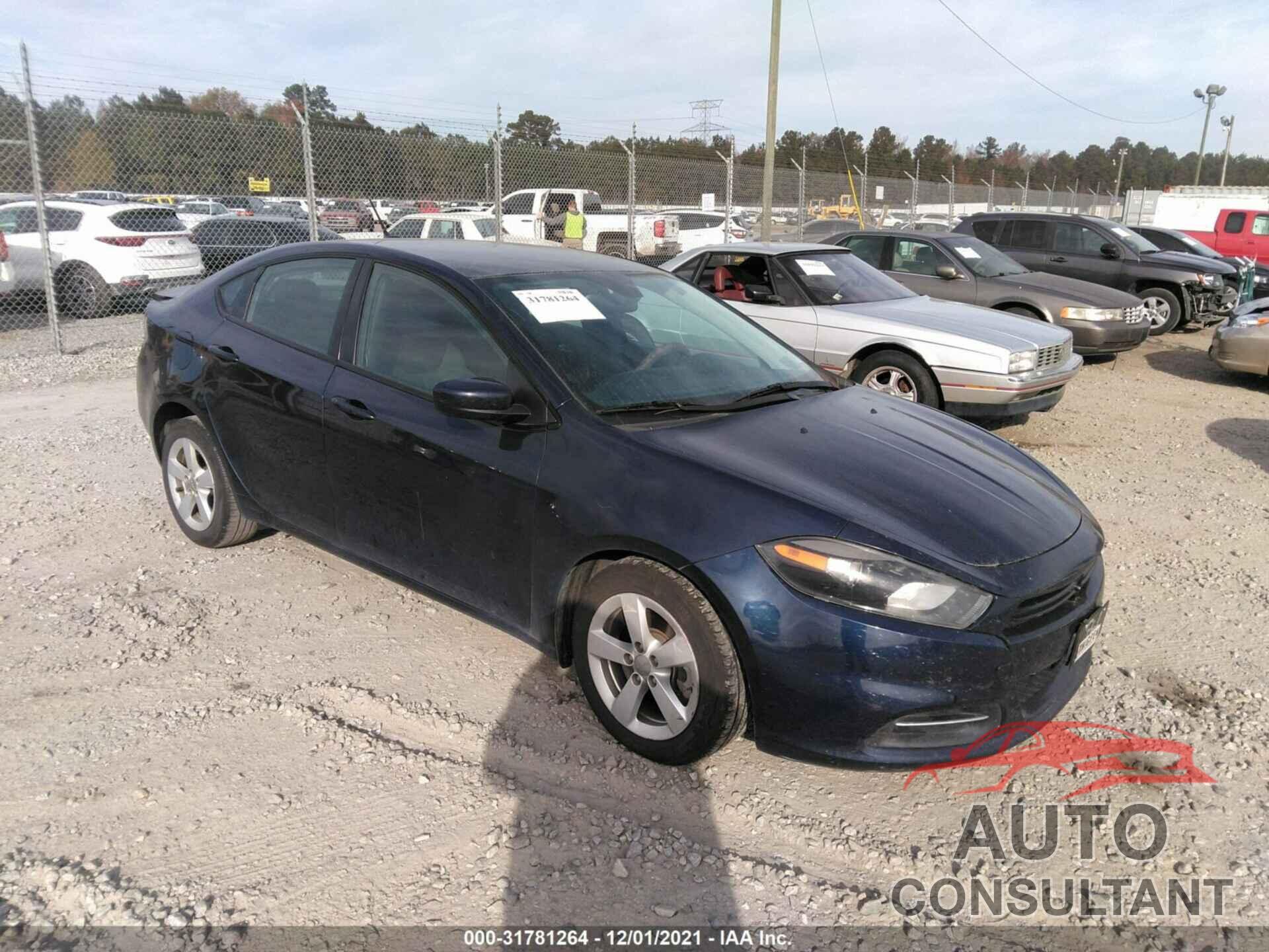 DODGE DART 2016 - 1C3CDFBA8GD591261