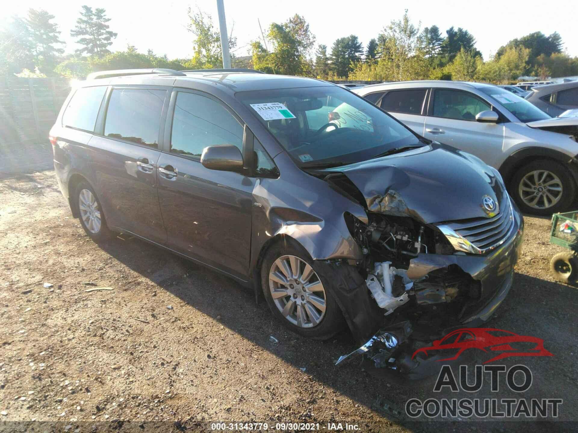 TOYOTA SIENNA 2017 - 5TDDZ3DC3HS163179