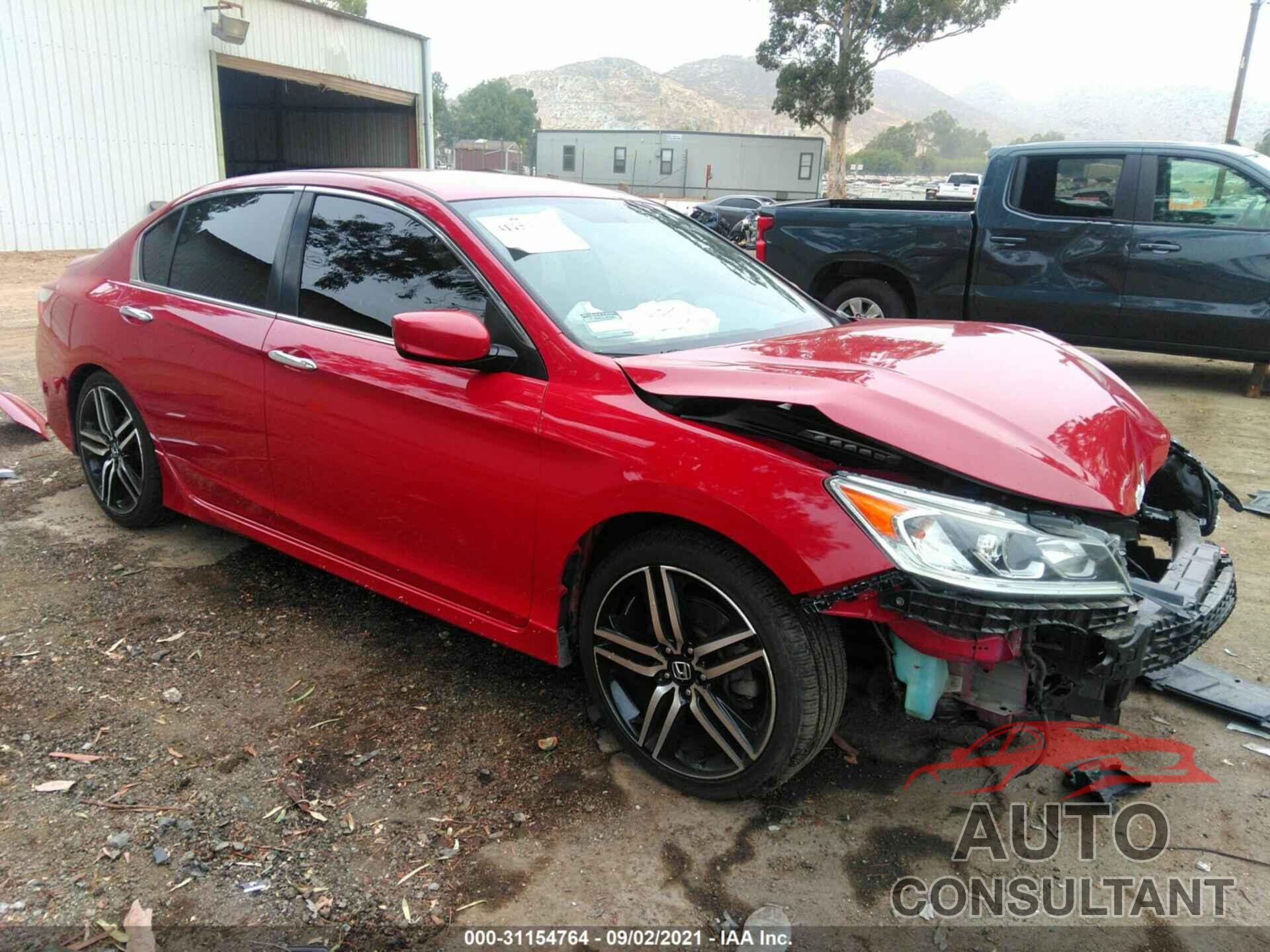 HONDA ACCORD SEDAN 2016 - 1HGCR2F52GA219114