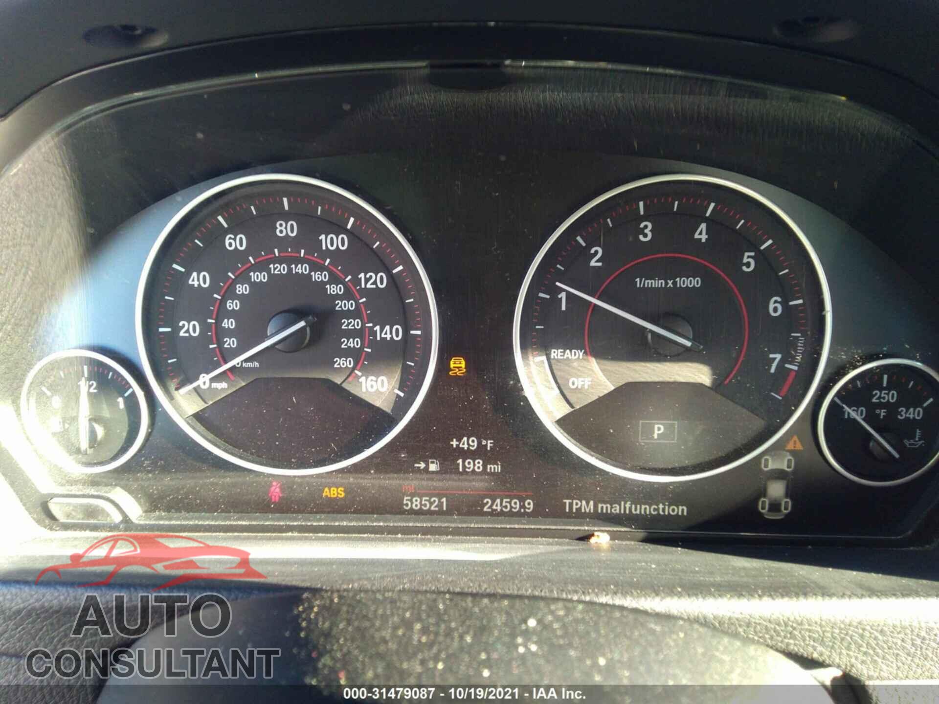 BMW 3 SERIES 2016 - WBA8E3G58GNU02771